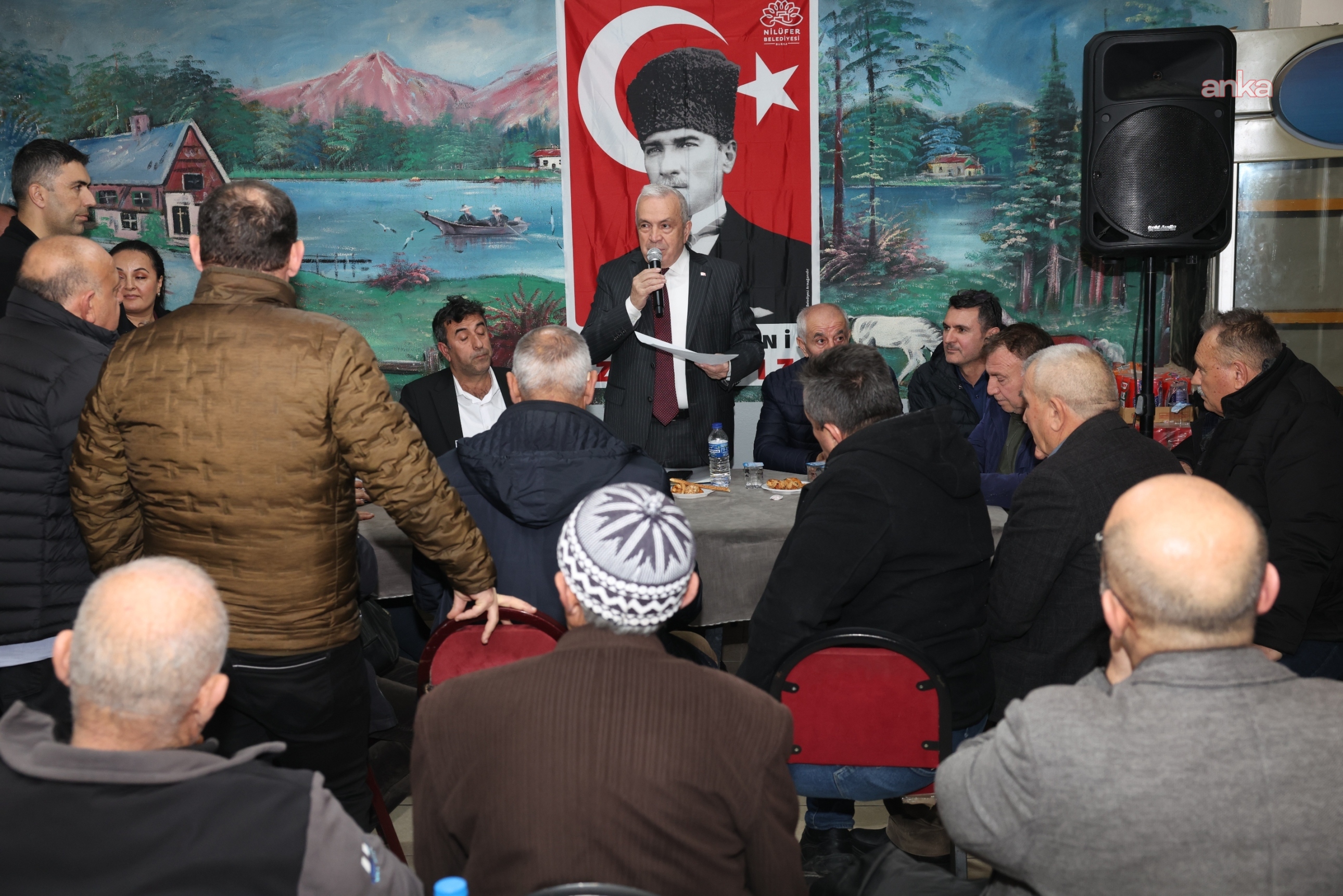 Nilüfer Belediye Başkanı Özdemir, Hasanağa Mahallesi sakinleri ile bir araya geldi