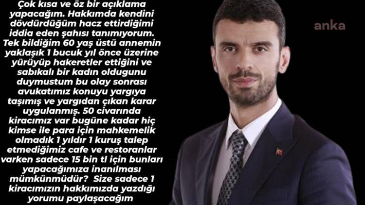 AKP'Lİ SOFUOĞLU'NDAN HACİZ VE DARP SAVUNMASI: 15 BİN TL İÇİN BUNLARI YAPACAĞIMIZA İNANILMASI MÜMKÜN MÜDÜR?