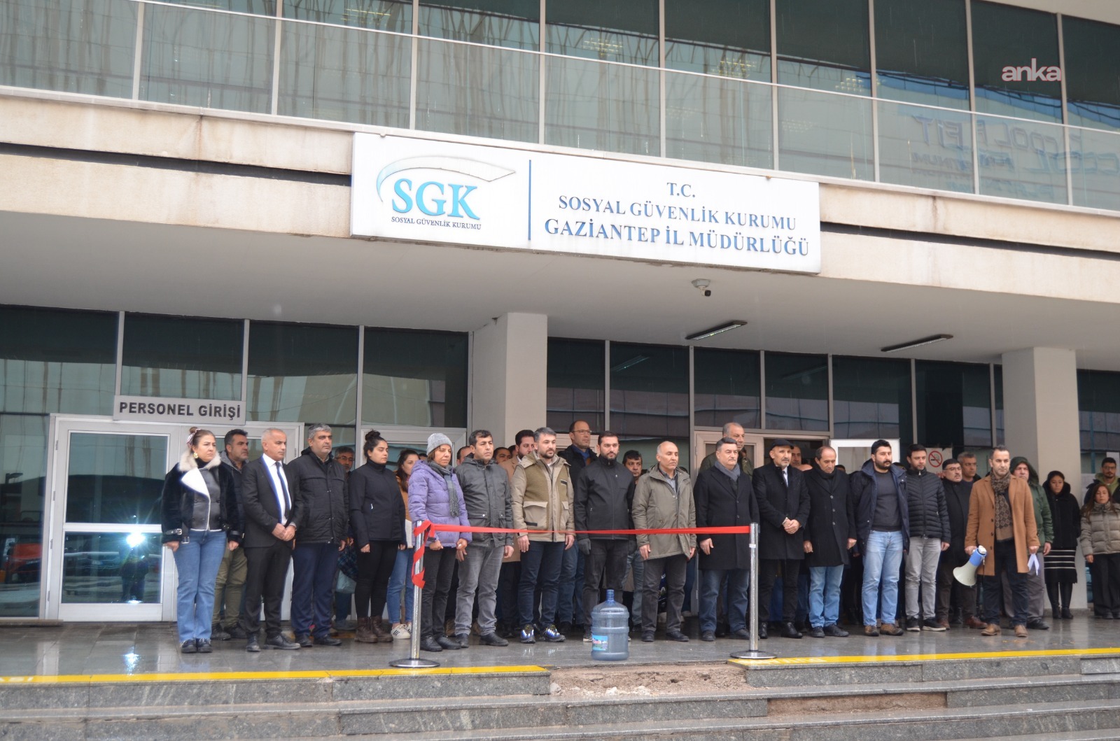 Avukat Zekeriya Polat için Gaziantep'te eylem: Kamusal görevlerini yerine getirirken şiddete maruz kalmak ve çalışırken ölmek istemiyoruz