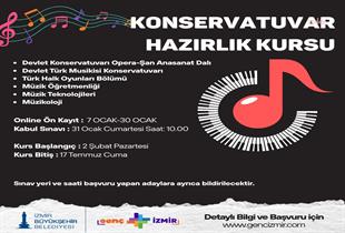 İzmir Büyükşehir Belediyesi'nden konservatuvar hayali kuran gençlere destek
