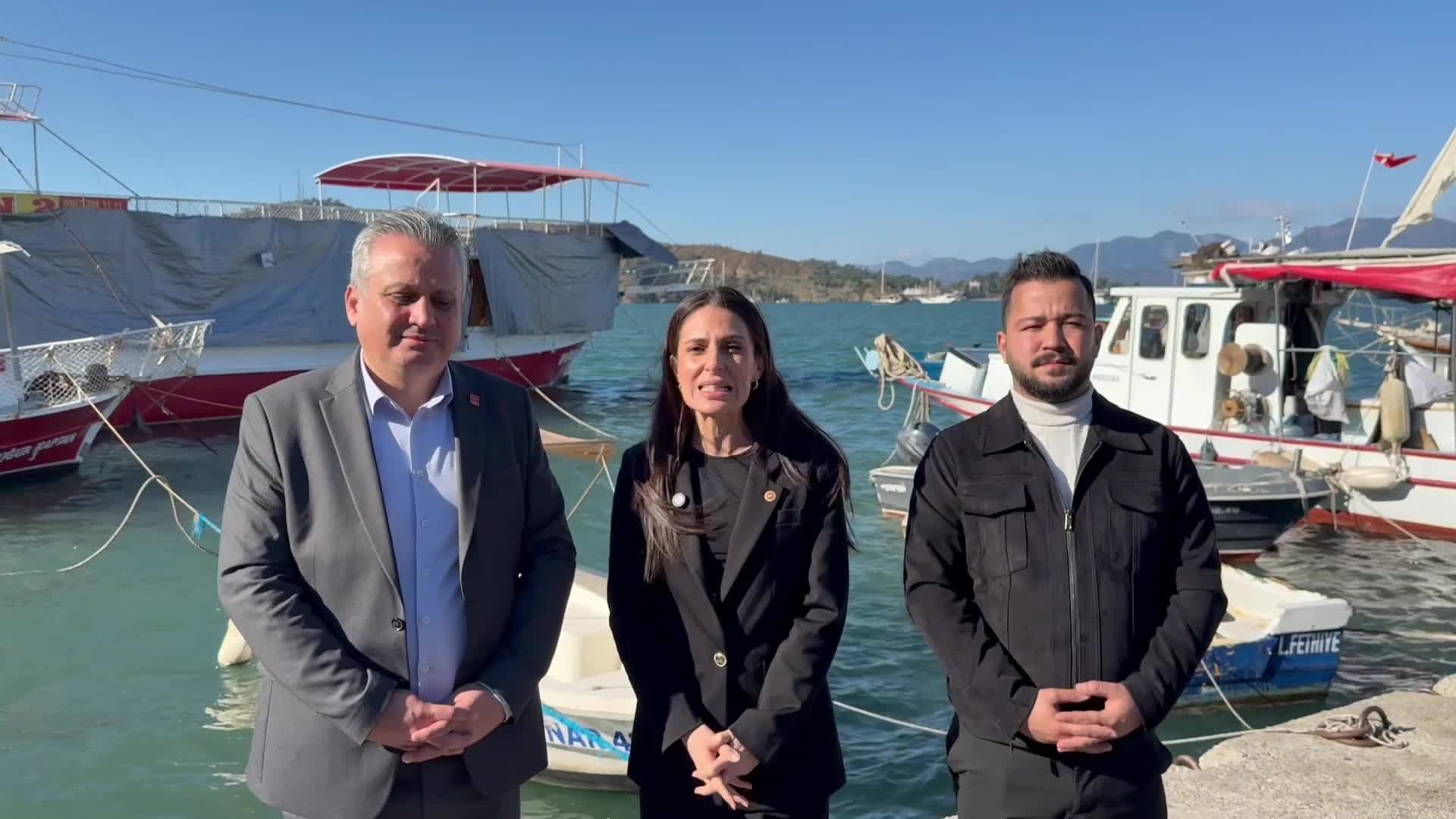 CHP Muğla Milletvekili Gizem Özcan: "Körfezi temizlemeye söz verenlere bu sözlerini unutturmamak için buradayız"