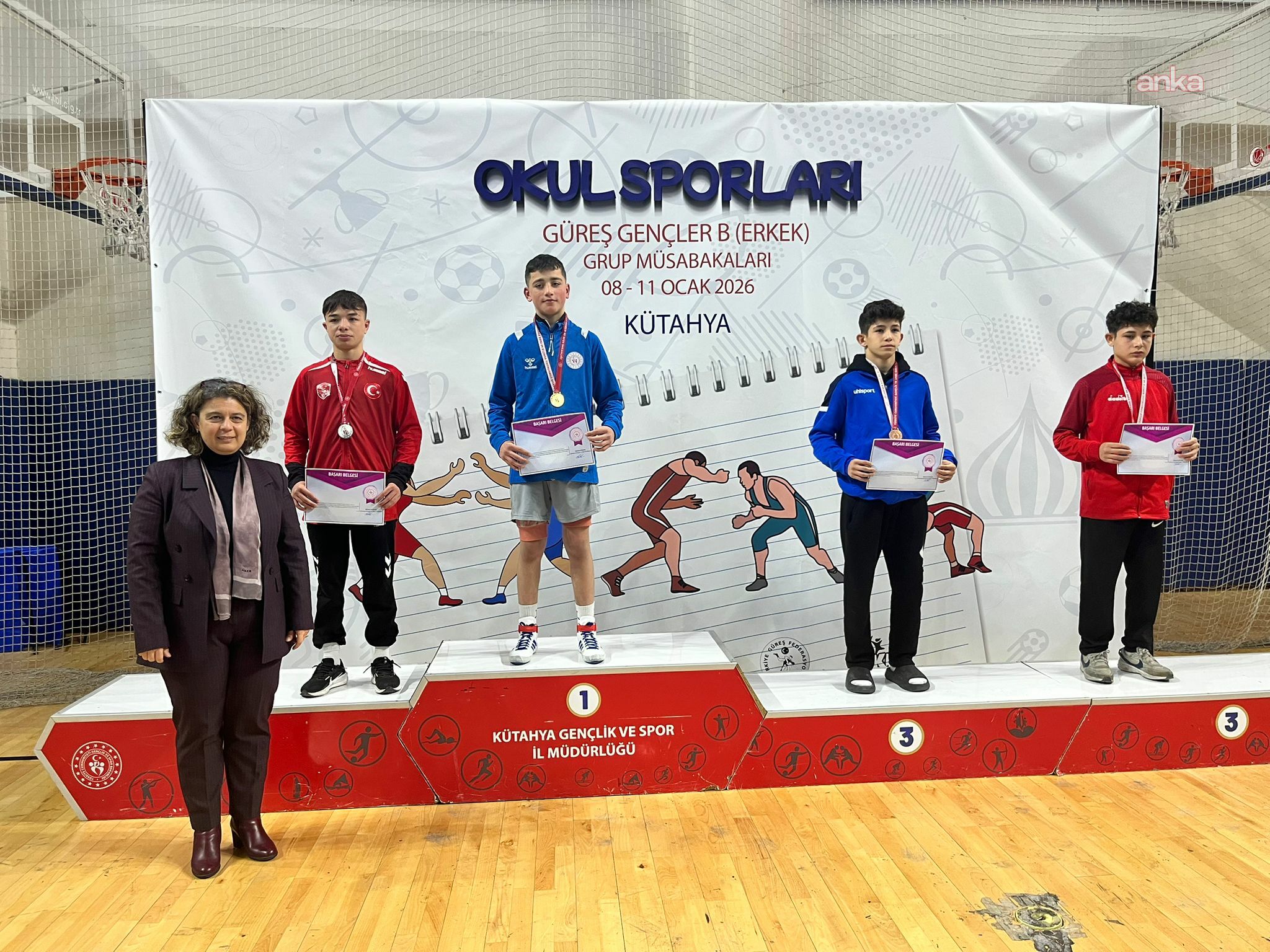 Bozüyük Belediyesporlu güreşçi, Türkiye Güreş Şampiyonası’na katılma hakkı kazandı