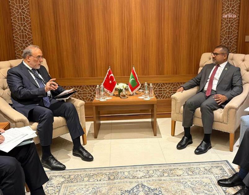 Dışişleri Bakan Yardımcısı Kulaklıkaya, Maldivler Dışişleri Bakanı Abdulla Halil ile görüştü