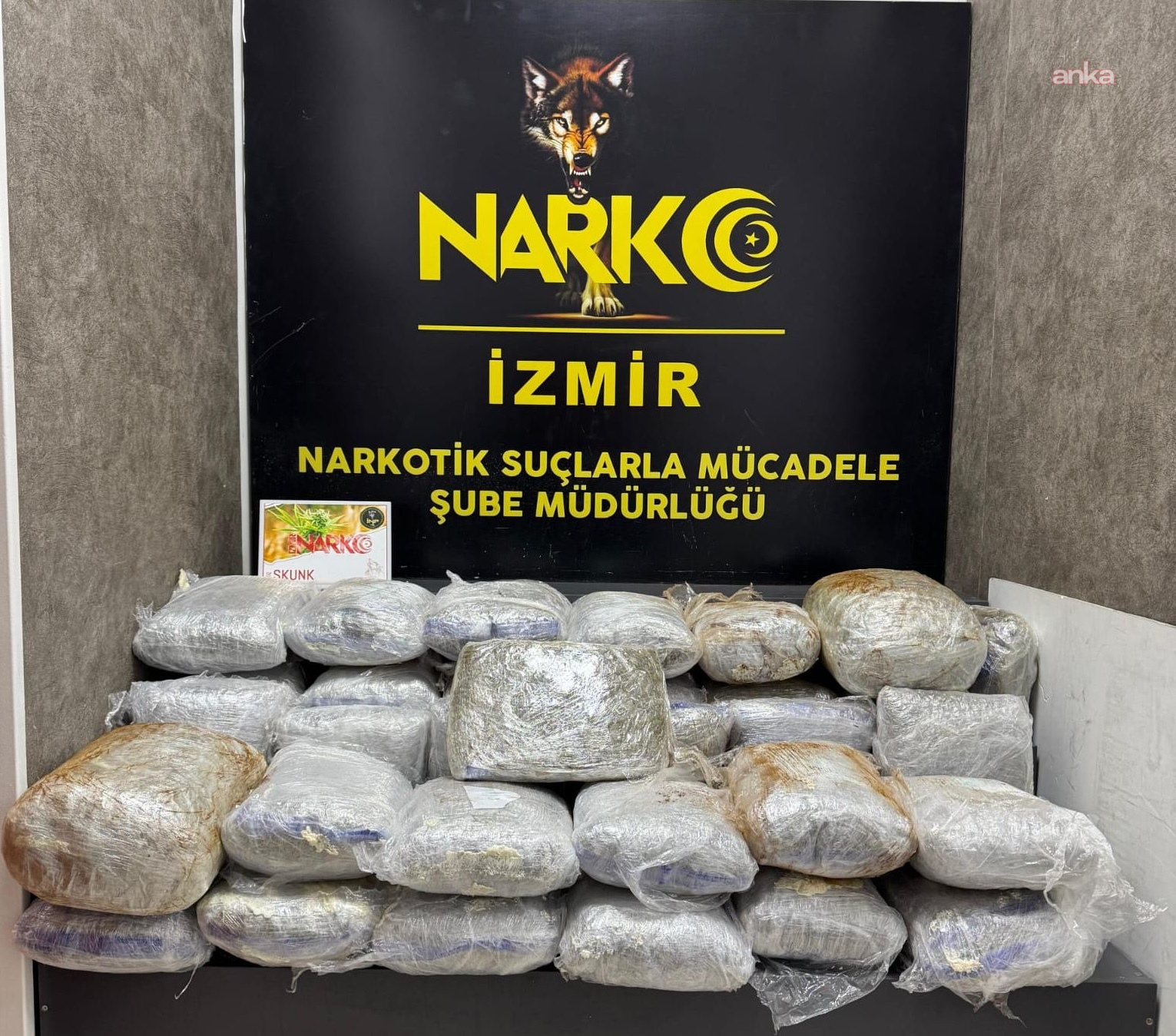 Çeşme’de uyuşturucu operasyonu: 65 kilo skunk ele geçirildi