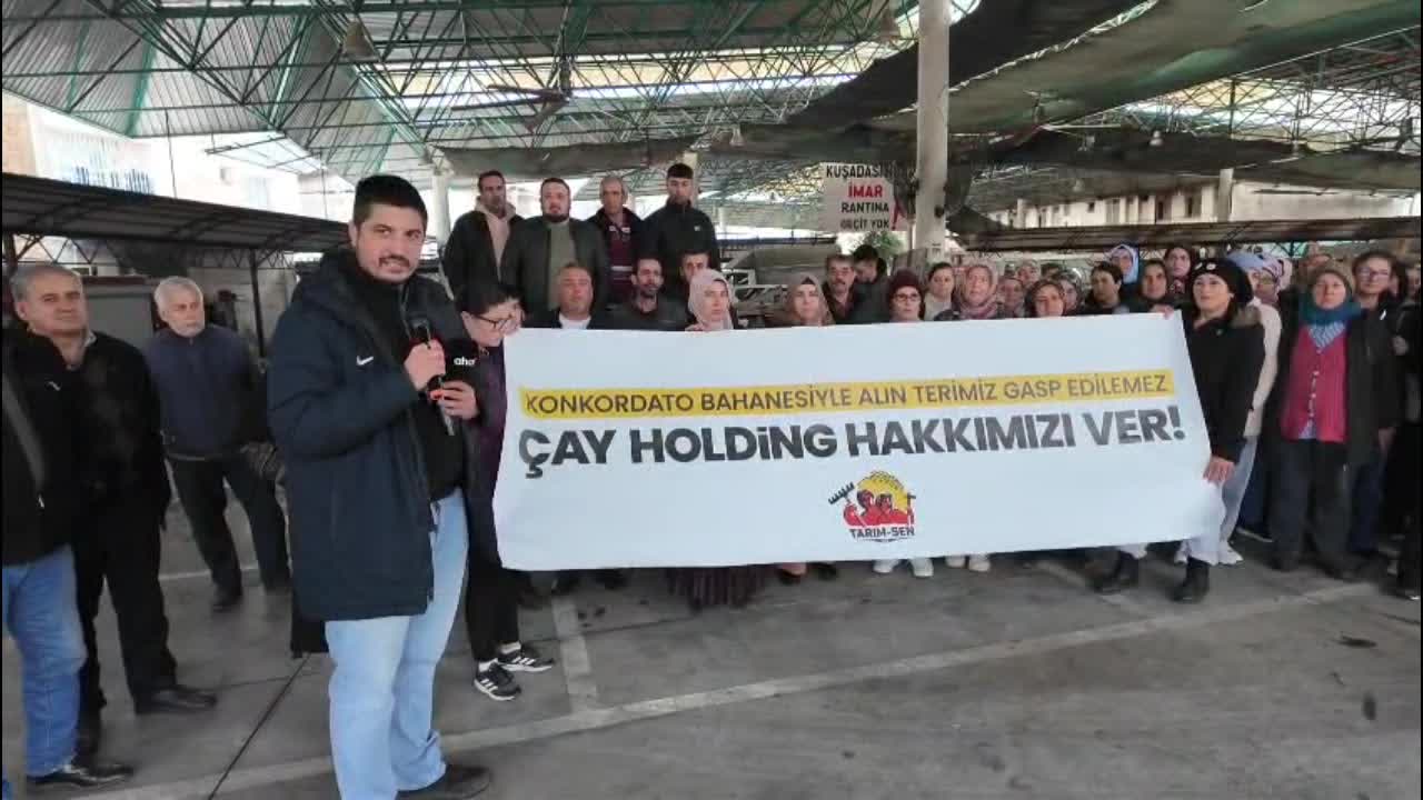 TARIM-SEN'den Aydın'da işten çıkarılan sera işçilerine destek: "Düzmece belgelerle alın teri gasp edildi"