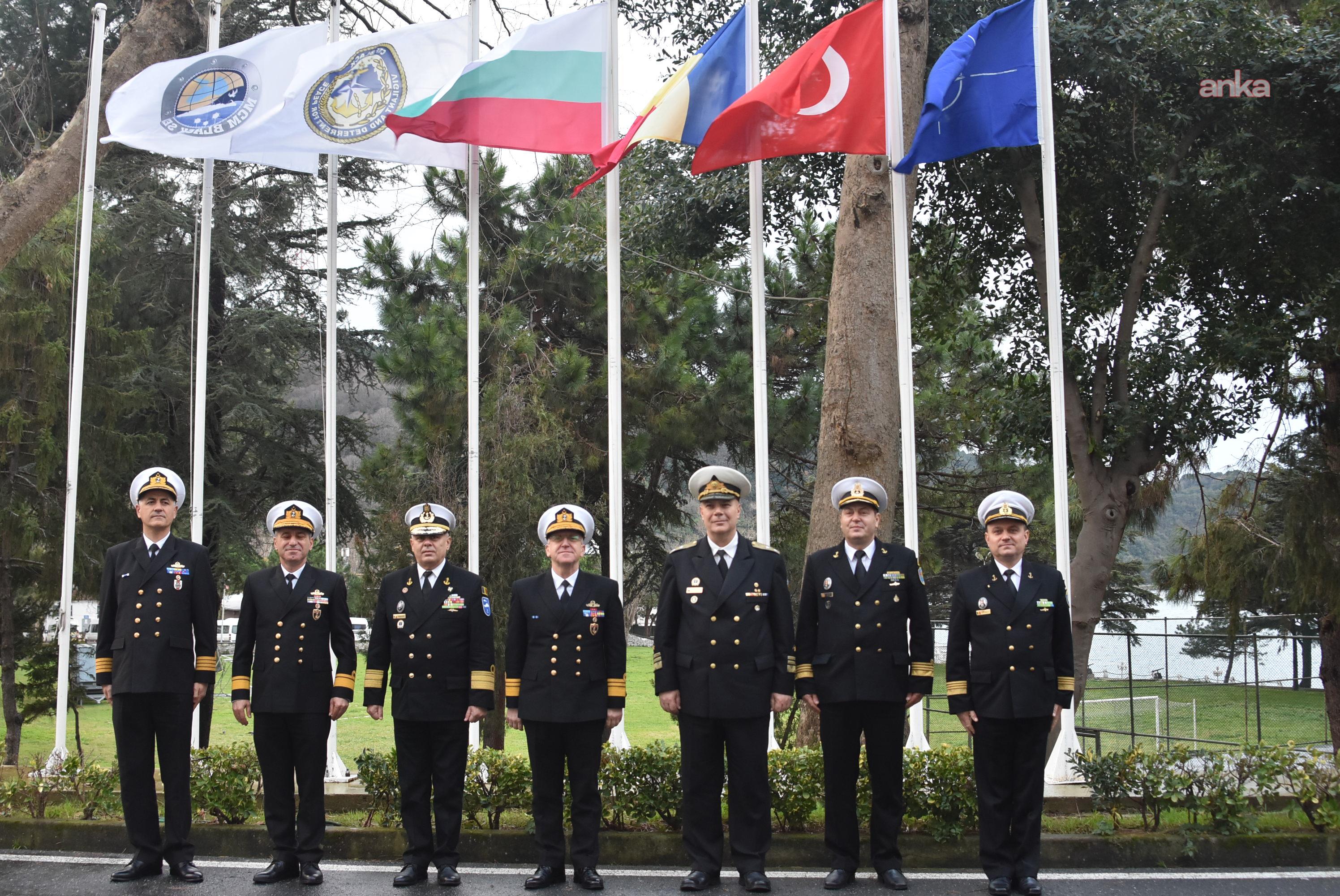 Bulgaristan Deniz Kuvvetleri Komutanı Tümamiral Mihaylov ve Romanya Donanma Komutanı Tümamiral Cojocaru, NATO Karadeniz Görev Gücü Karargahı'nı ziyaret etti