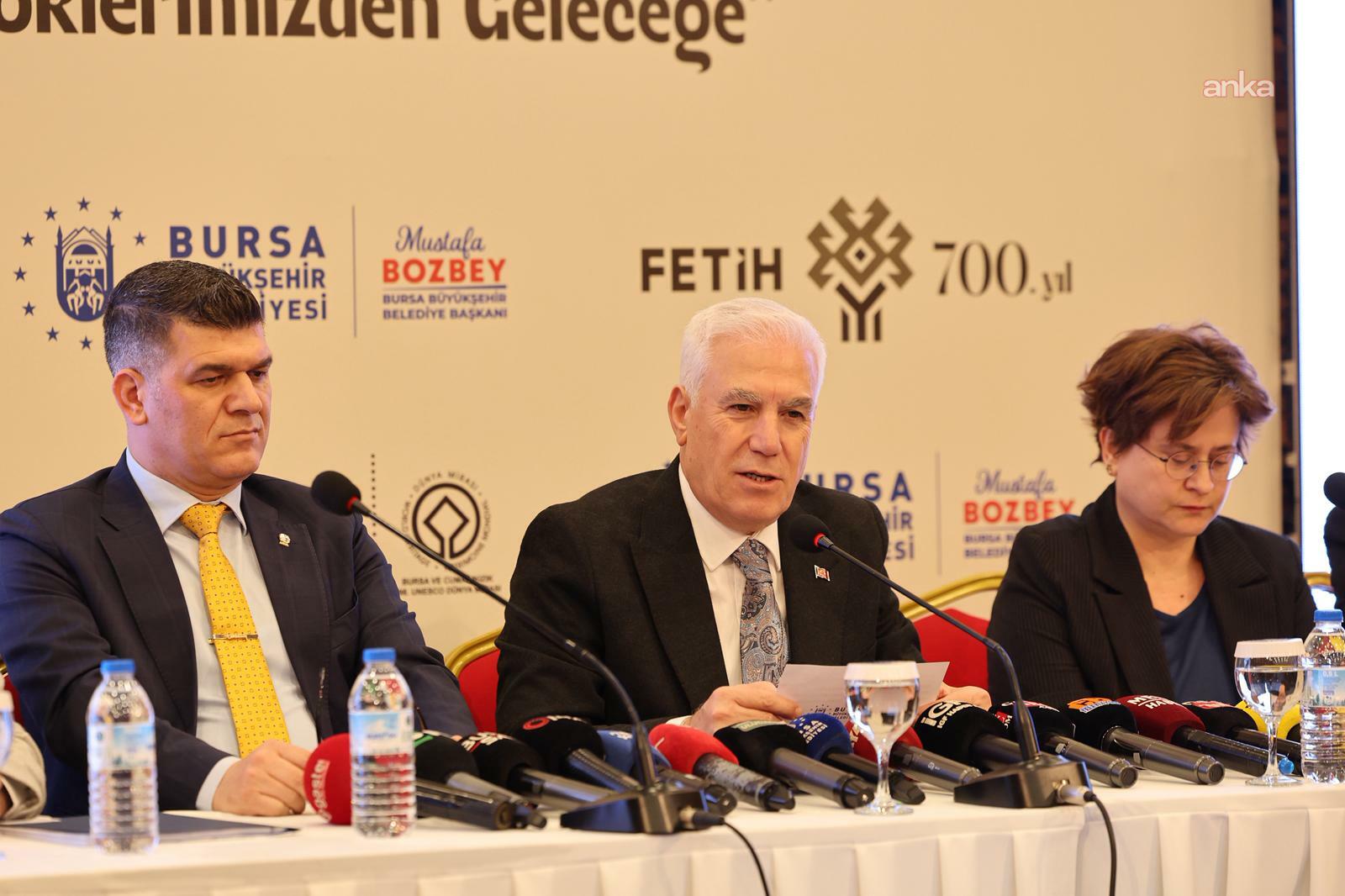 Bursa Büyükşehir Belediye Başkanı Bozbey: “700. Fetih Yılı’nı yaşanan, hissedilen ve paylaşılan bir yıl haline getiriyoruz”