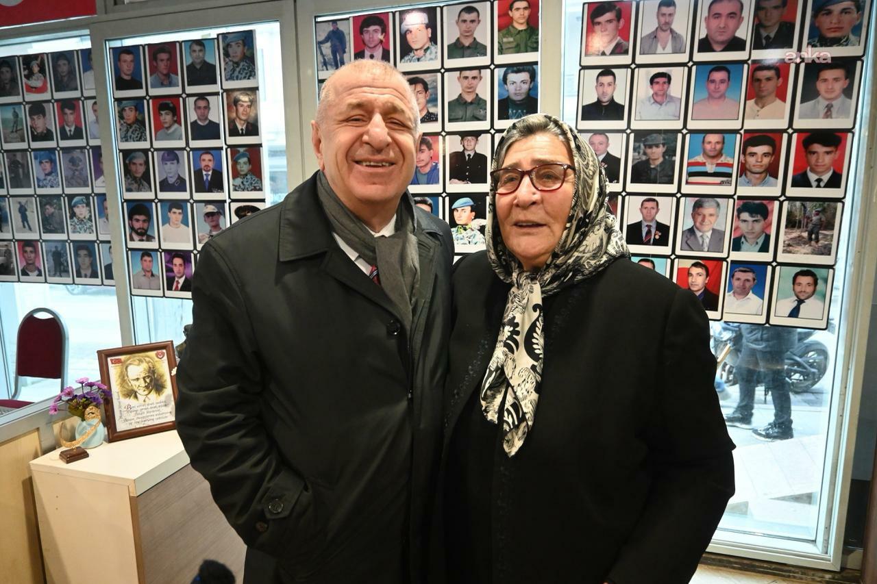 Ümit Özdağ'dan Pakize Akbaba'ya ziyaret