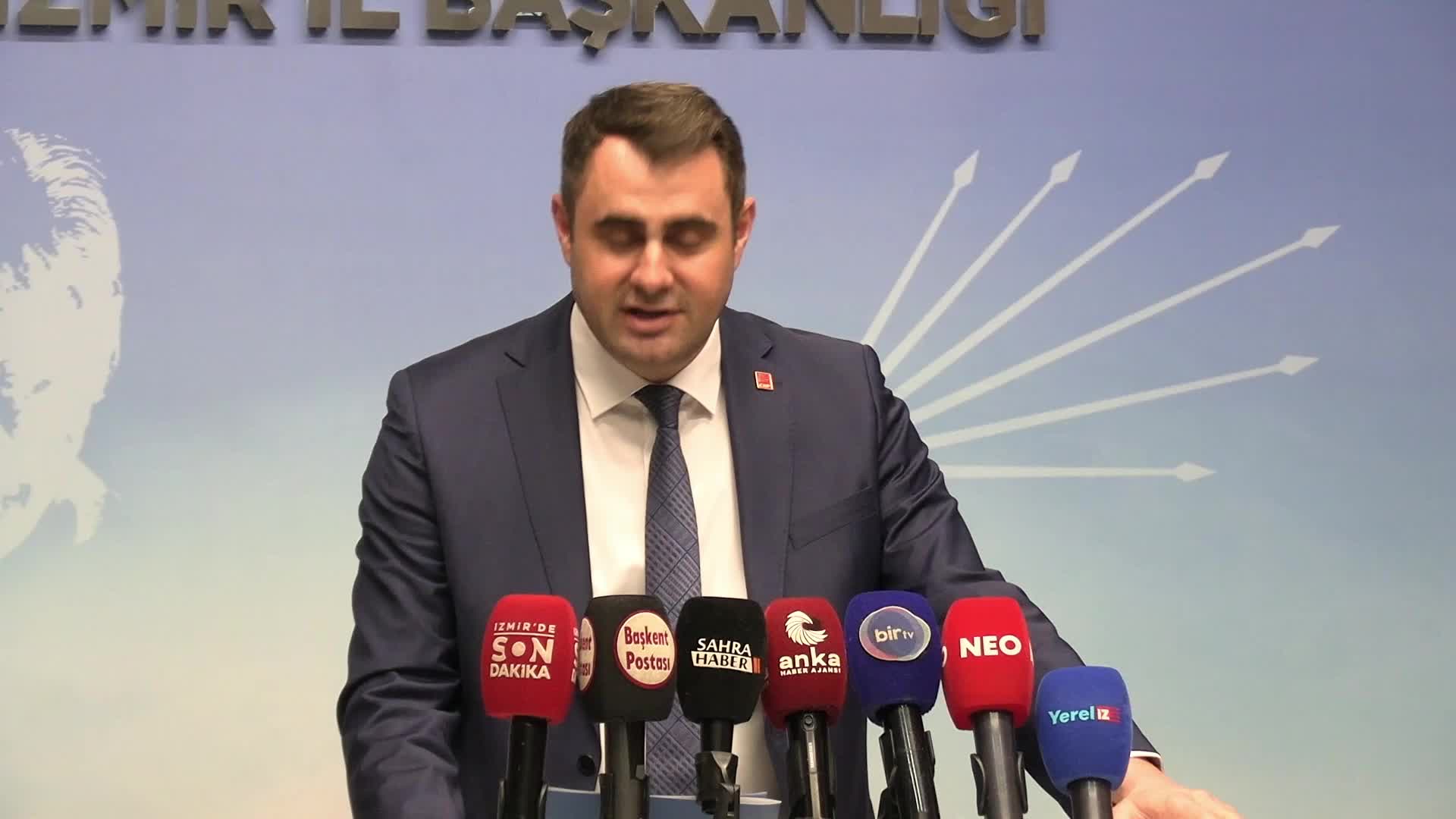 CHP İzmir İl Başkanı Güç: Eğer bu şehir susuz kalırsa bunun sorumlusu sizsiniz
