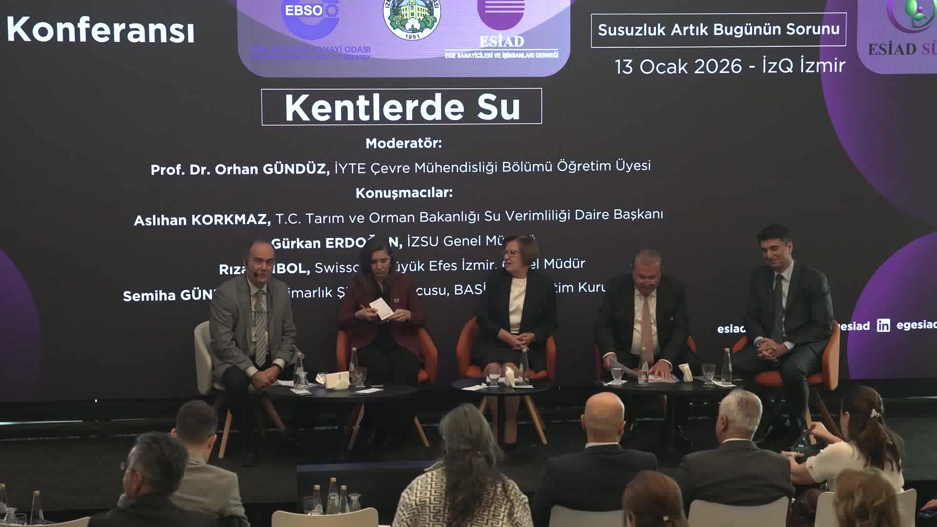 Su Konferansı’nda kentlerin su yönetimi masaya yatırıldı