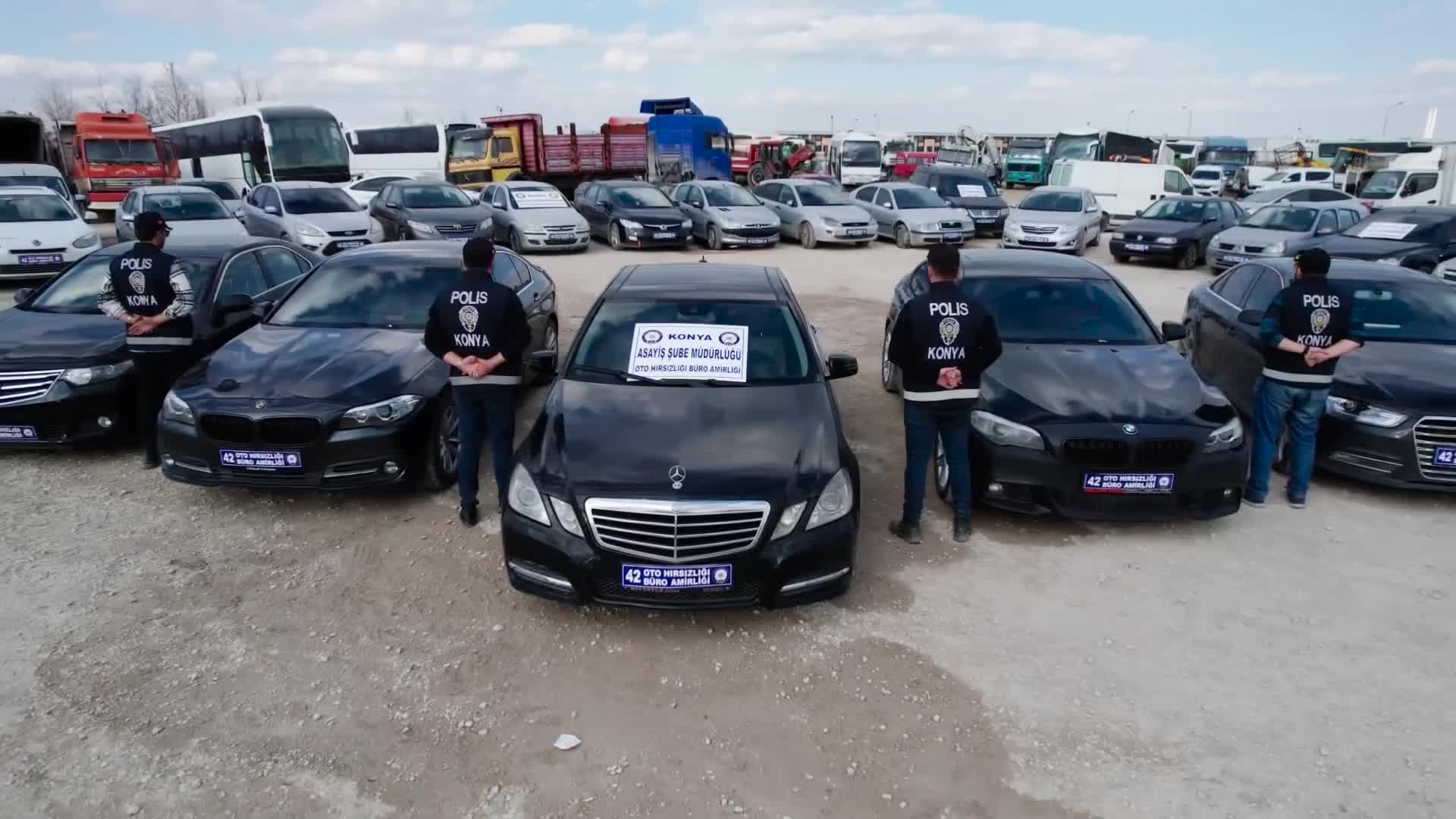Konya'da 115 adet "change araç" ele geçirildi