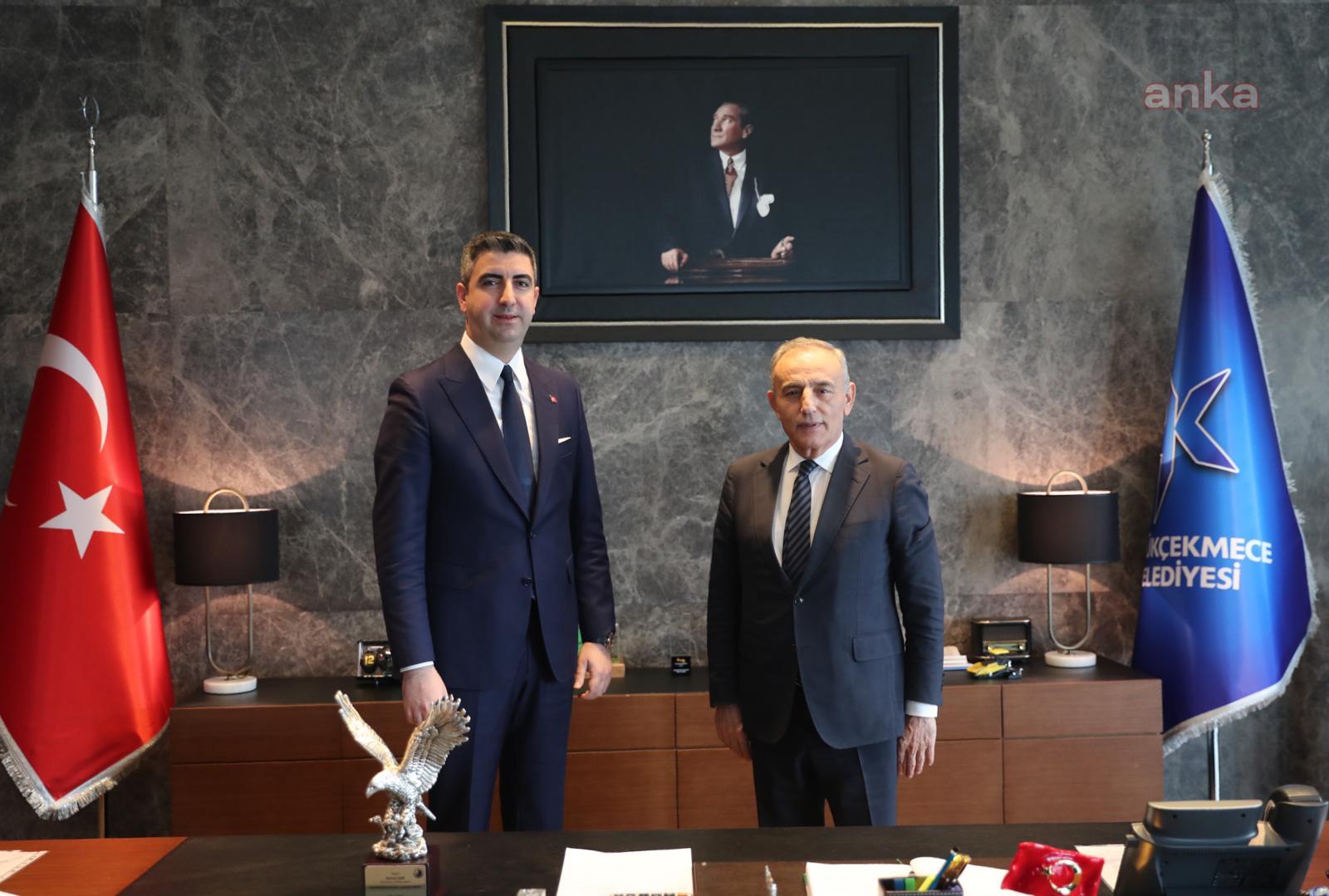 KARTAL BELEDİYE BAŞKANI YÜKSEL'DEN KÜÇÜKÇEKMECE BELEDİYE BAŞKANI ÇEBİ'YE ZİYARET