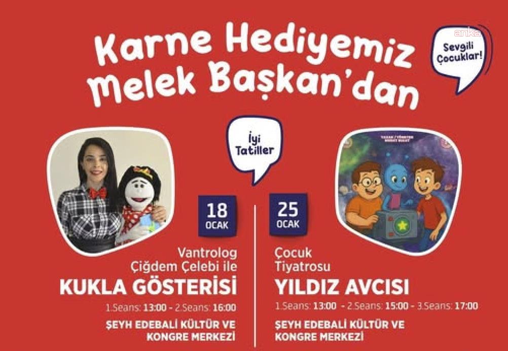 Bilecik Belediyesi'nden çocuklara yarıyıl tatili hediyesi