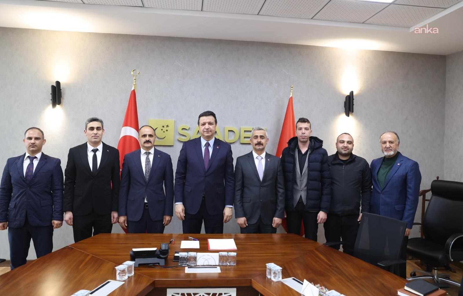 Atanamayan Uzmanlar Derneği Başkanı Gündeşli'den, Saadet Lideri Arıkan'a ziyaret