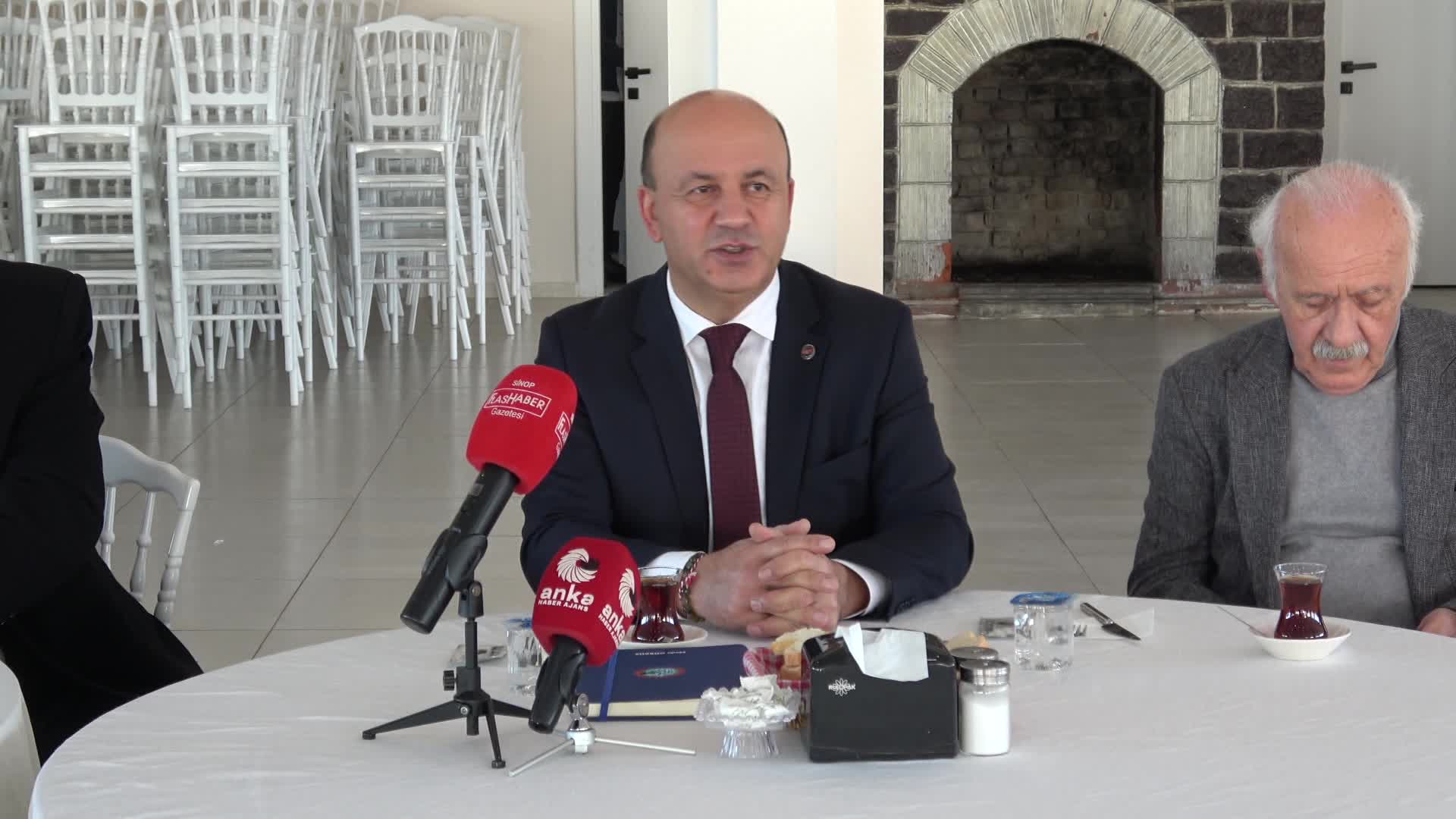 Sinop Belediye Başkanı Gürbüz: Sinop'un dezavantajlı durumunu da ortadan kaldıracak bir çalışma içerisindeyiz