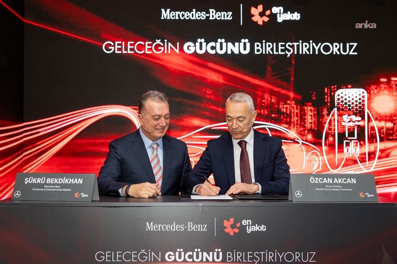 Mercedes-Benz Otomotiv, En Yakıt iş birliği ile Türkiye’de yüksek hızlı şarj ağını kurmak üzere yola çıkıyor