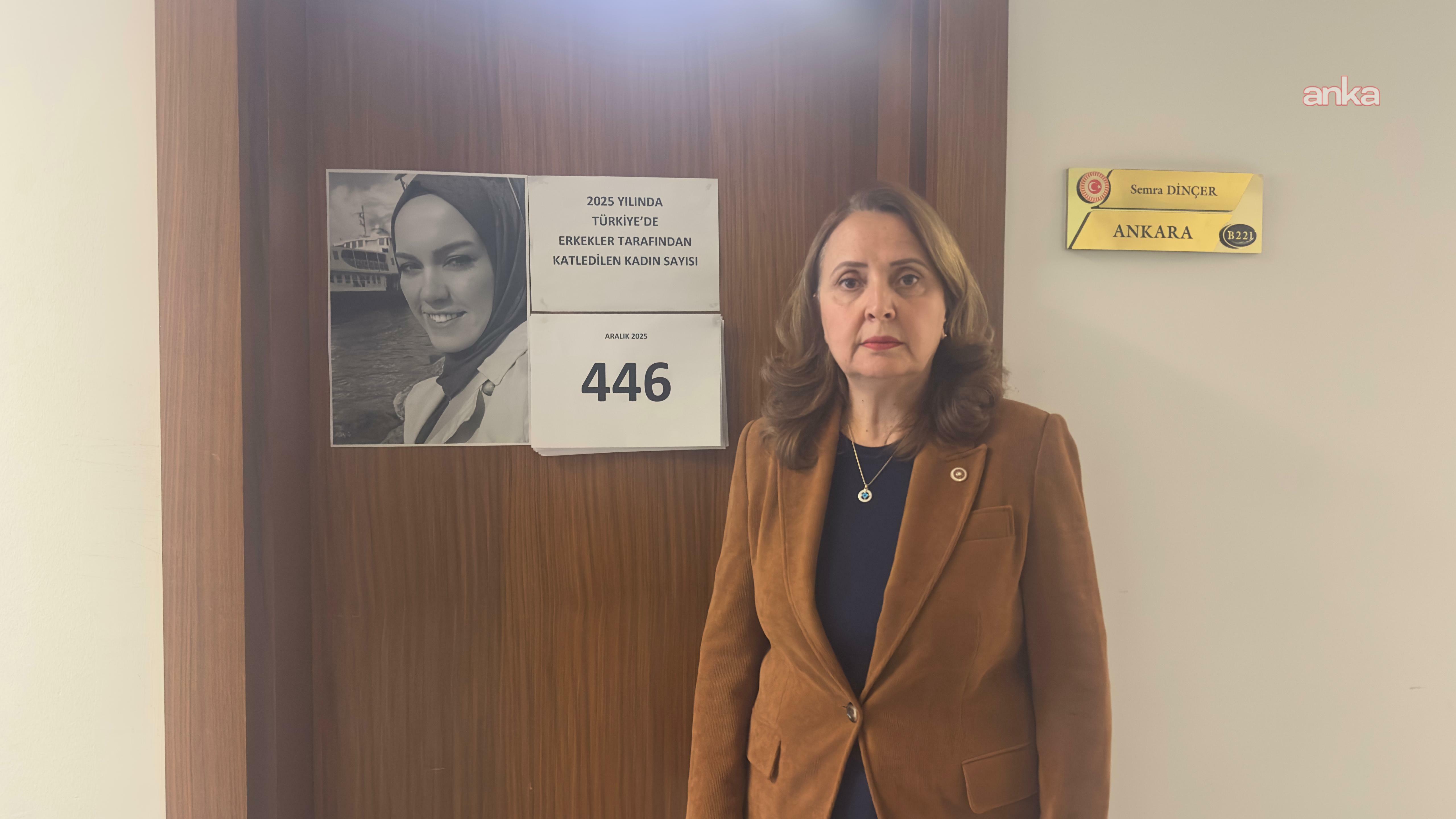 TBMM'deki odasının kapısına öldürülen kadınların fotoğrafını asan CHP'li Dinçer: Bunlar sadece birer sayı değil; birer anne, birer evlat, birer arkadaştı"