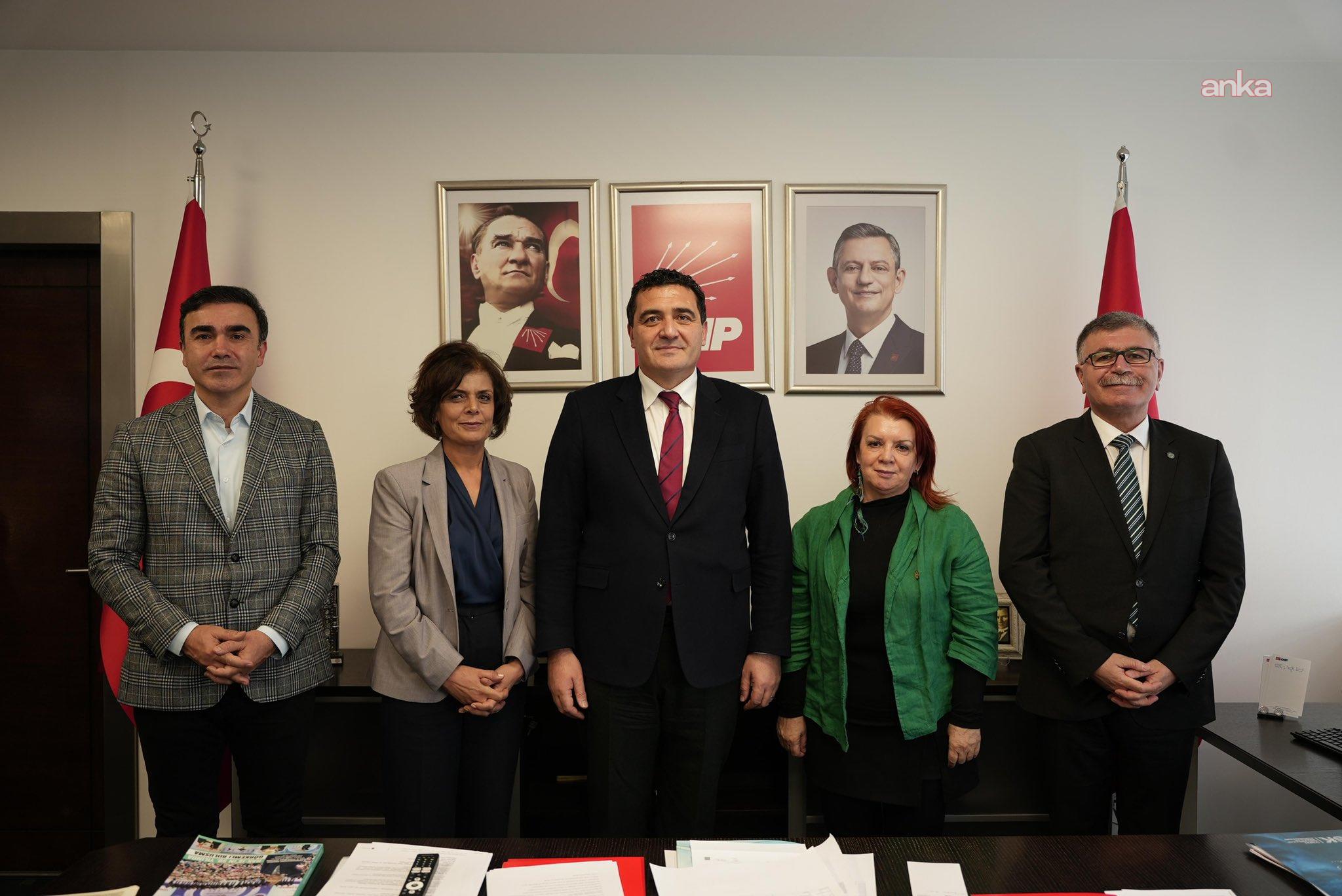 CHP Genel Başkan Yardımcısı Karasu, KESK Eş Genel Başkanı Ahmet Karagöz ile görüştü
