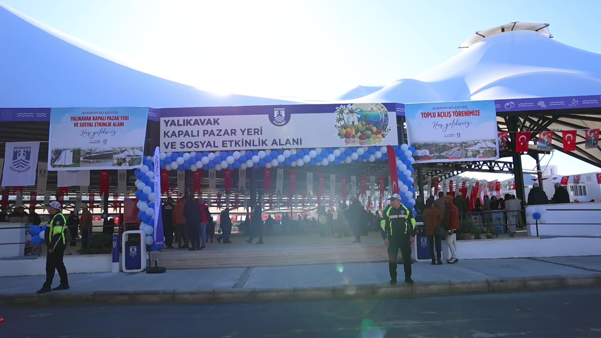 Bodrum Belediyesi, yapımı tamamlanan 3 projenin açılışını gerçekleştirdi