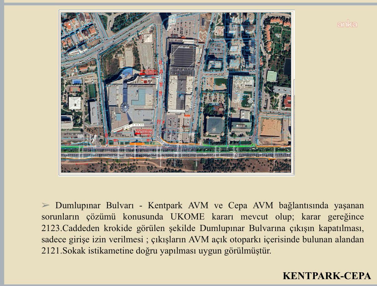 Ankara Büyükşehir Belediyesi'nden AVM trafiğini rahatlatan düzenleme