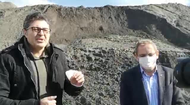 MADENİN ATIK HAVUZU ÇÖKTÜ; İÇME SUYU BARAJINA KARIŞTI