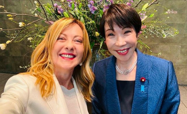 İtalya ve Japonya liderleri görüştü: İkilinin sosyal medyada paylaşılan görüntüleri ilgi topladı