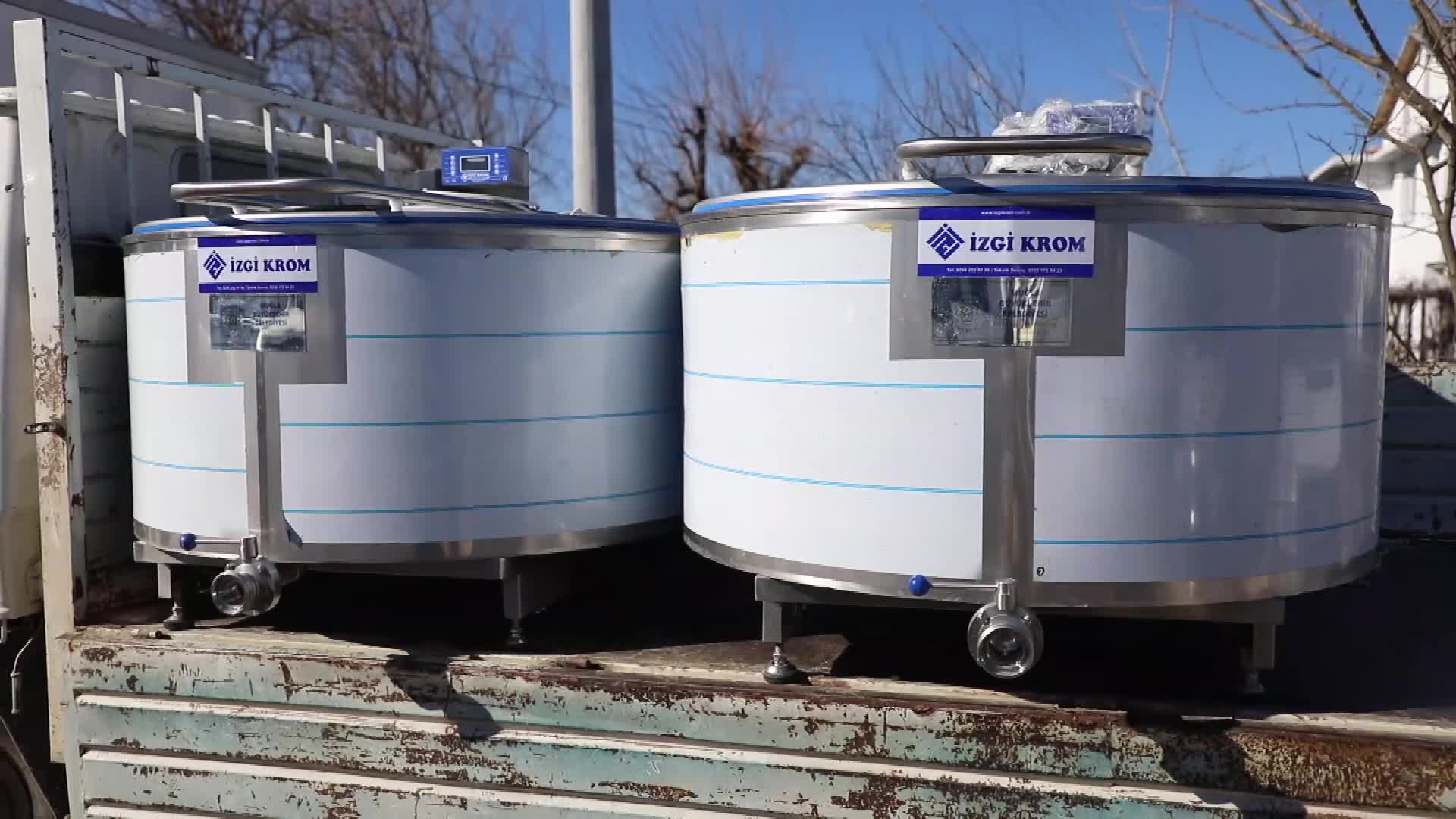 Muğla Büyükşehir Belediyesi'nden süt üreticilerine transfer tankı ve jeneratör desteği
