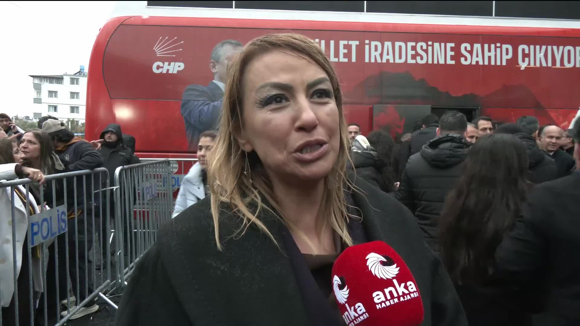 CHP'nin "Millet İradesine Sahip Çıkıyor" mitingi... Nermin Yıldırım Kara: "Güzel bir kalabalık vardı"