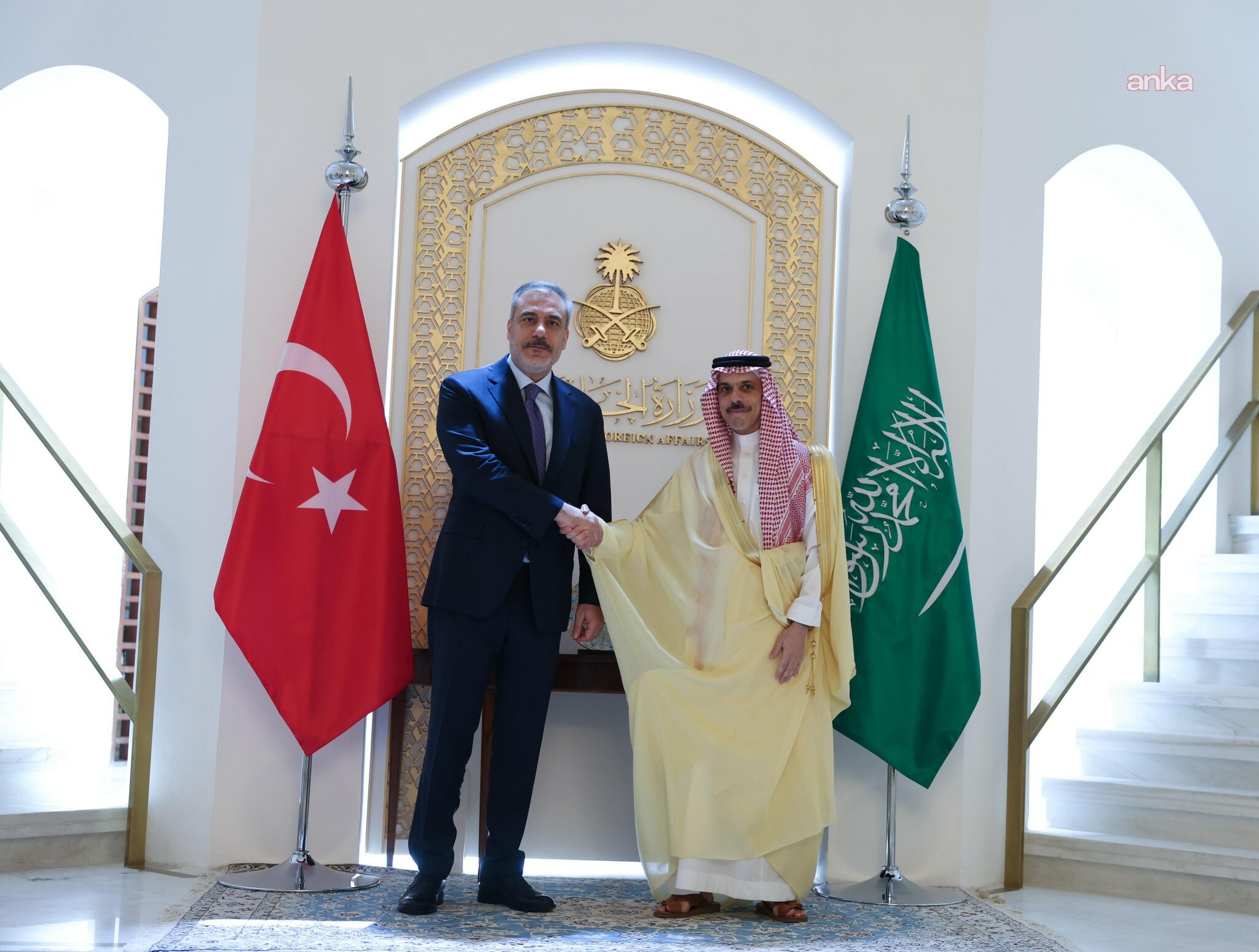 Dışişleri Bakanı Fidan, Suudi Arabistan Dışişleri Al Suud ile görüştü