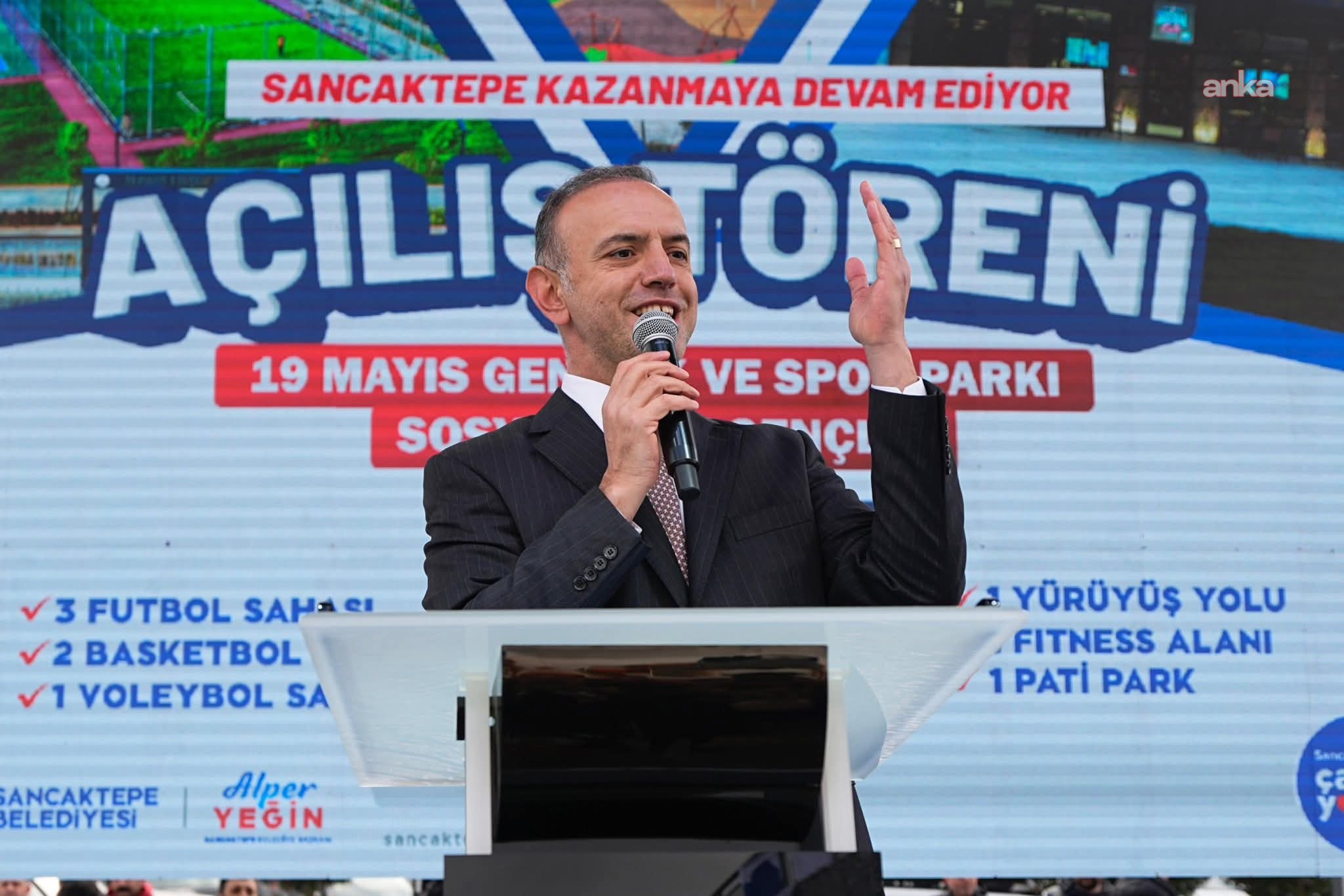 Sancaktepe'de 19 Mayıs Gençlik ve Spor Parkı hizmete açıldı