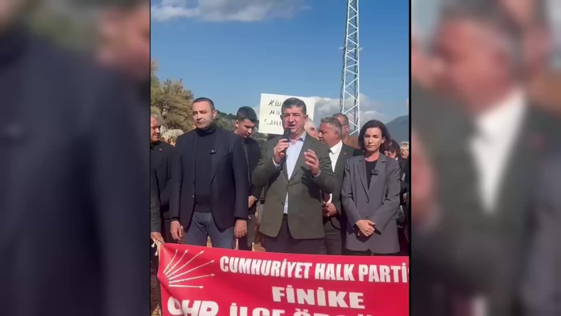 Antalya Finike'de mermer ocağı projesine protesto... Cavit Arı: "Bu imzalar hangi vicdanla atıldı"