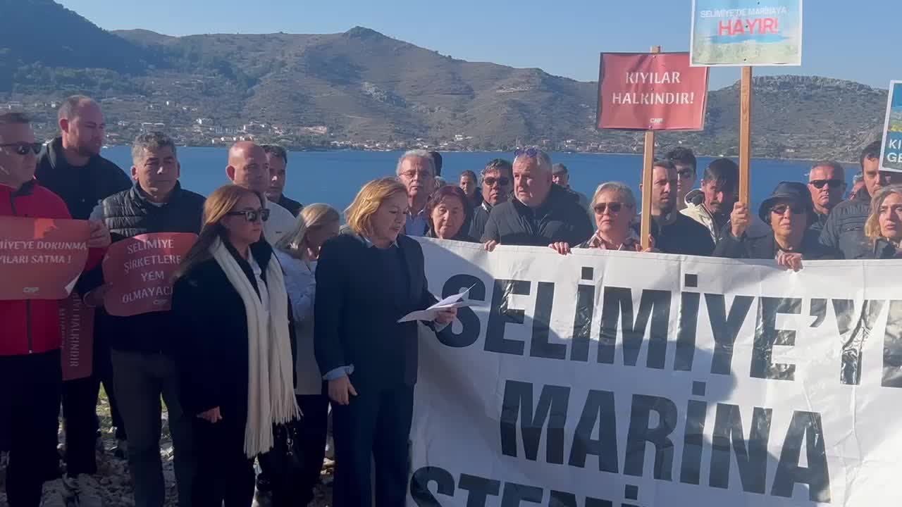 CHP Marmaris İlçe Örgütü’nden Selimiye Koyu’ndaki marina projesine tepki