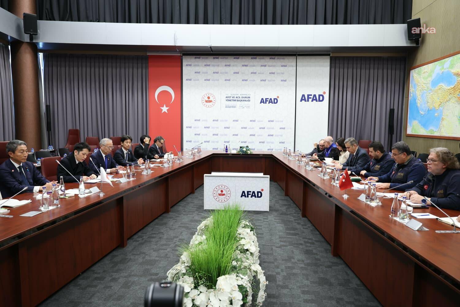 AFAD Başkan Yardımcısı Hamza Taşdelen, Japon heyetini ağırladı