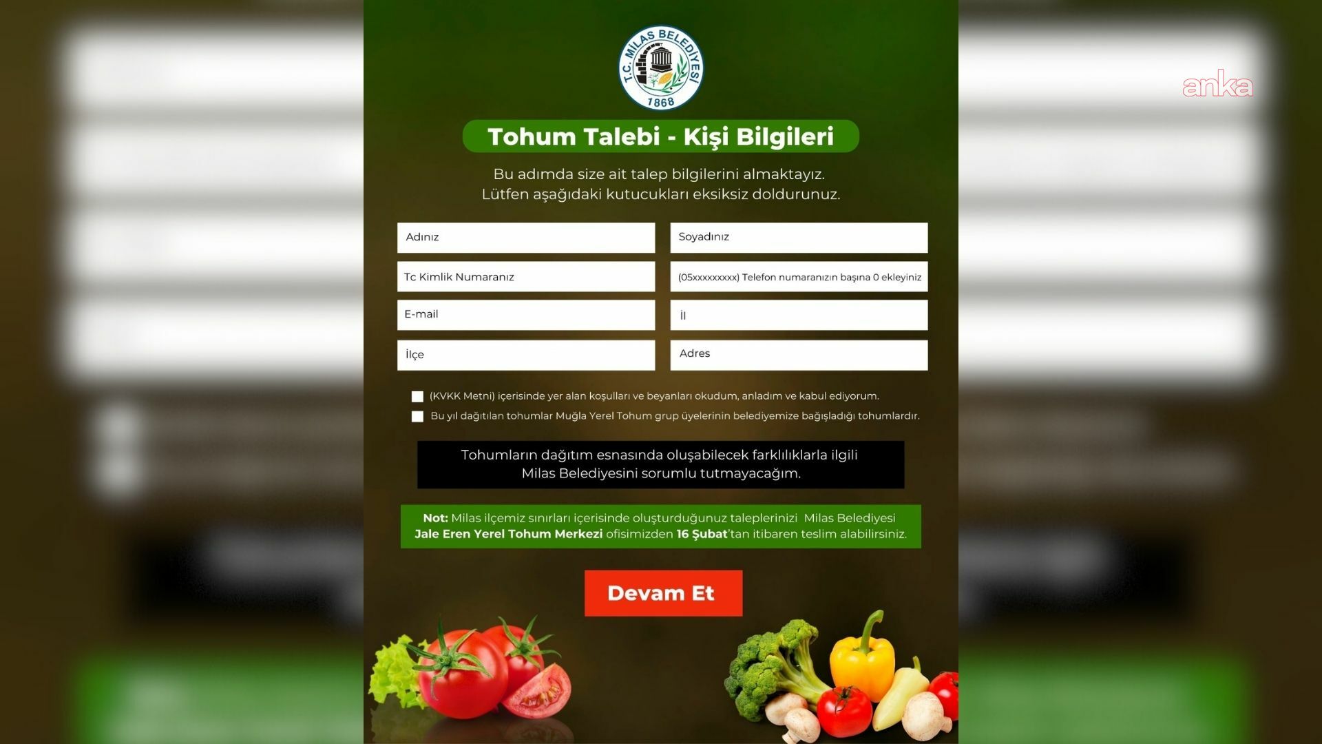 Milas Belediyesi, vatandaşlara yerel tohum dağıtacak