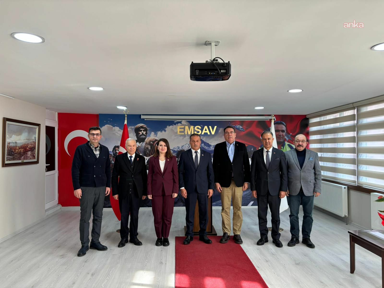 CHP'den EMŞAV'a ziyaret