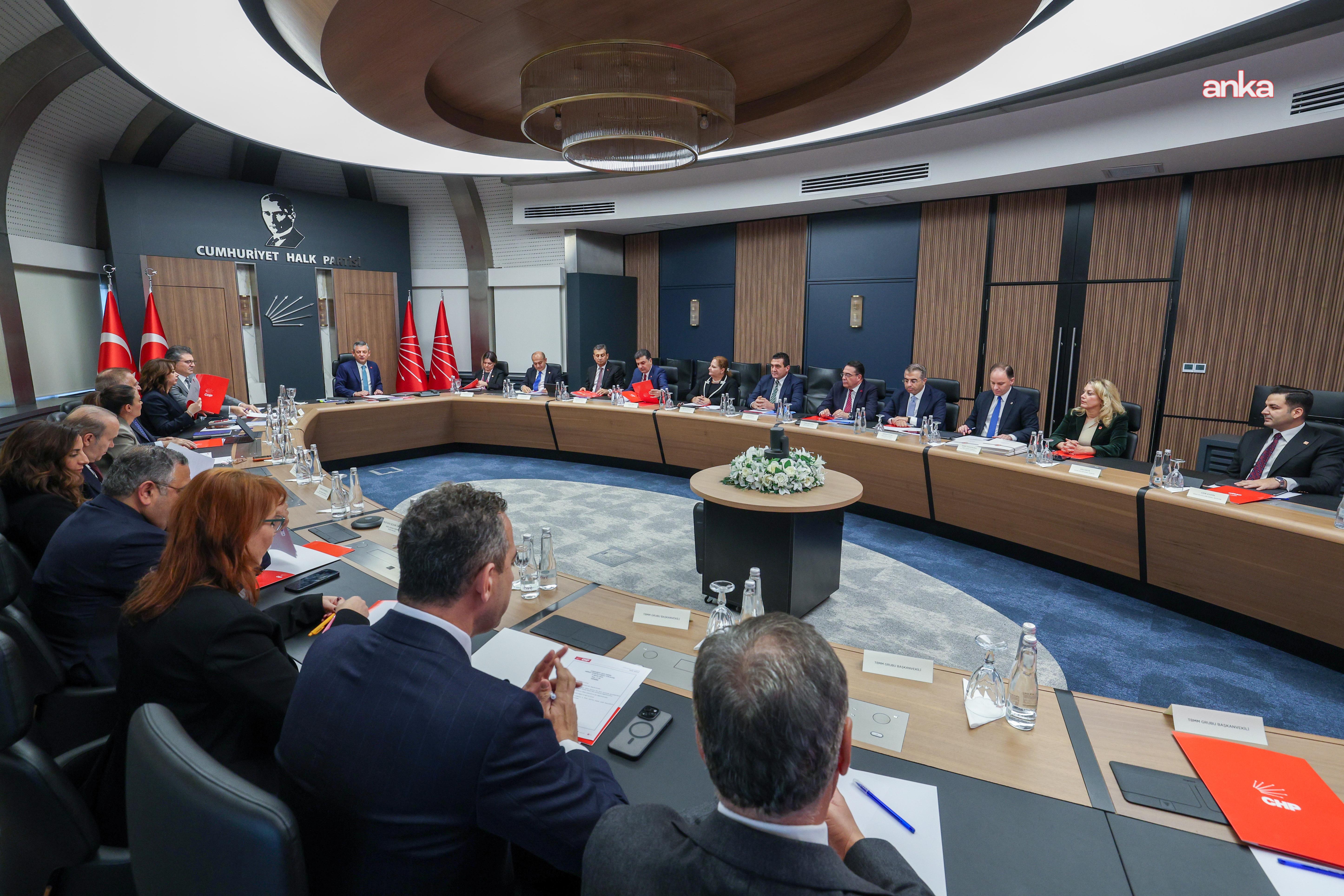 CHP MYK’da emeklilerin durumu ve TBMM'deki oylama ele alındı... “Emekliler için birinci parti CHP”