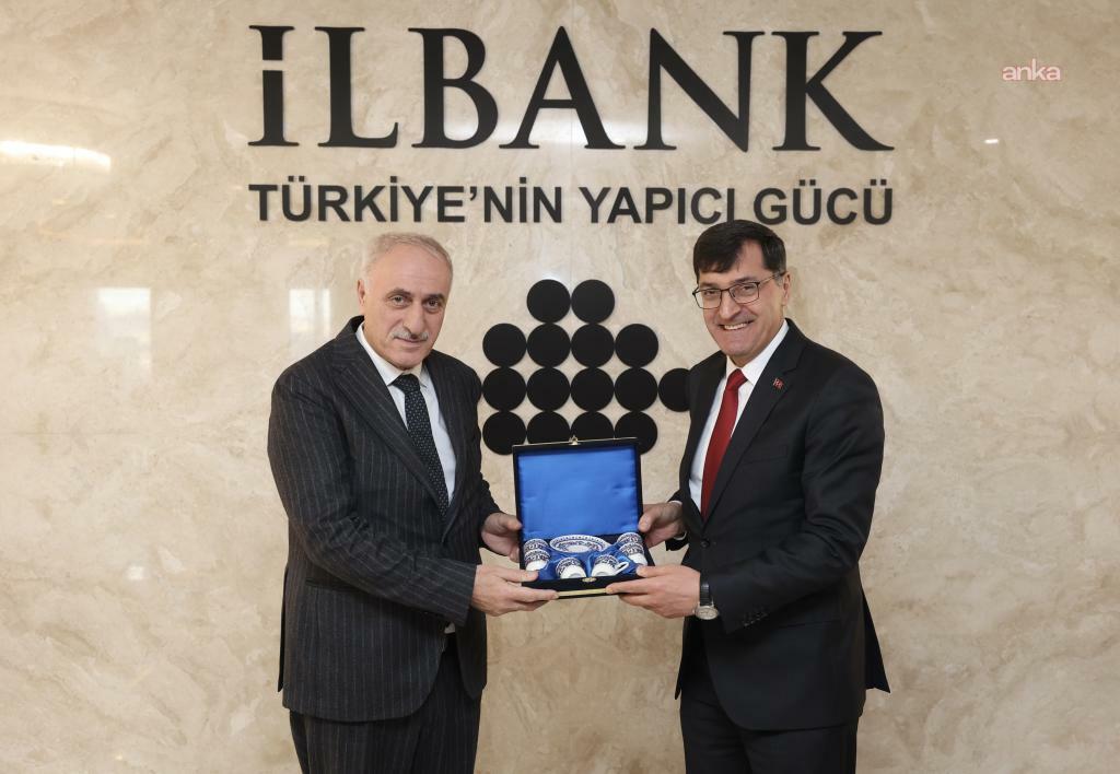 Kütahya Belediye Başkanı Kahveci'den İLBANK Genel Müdürü Karahan’a ziyaret