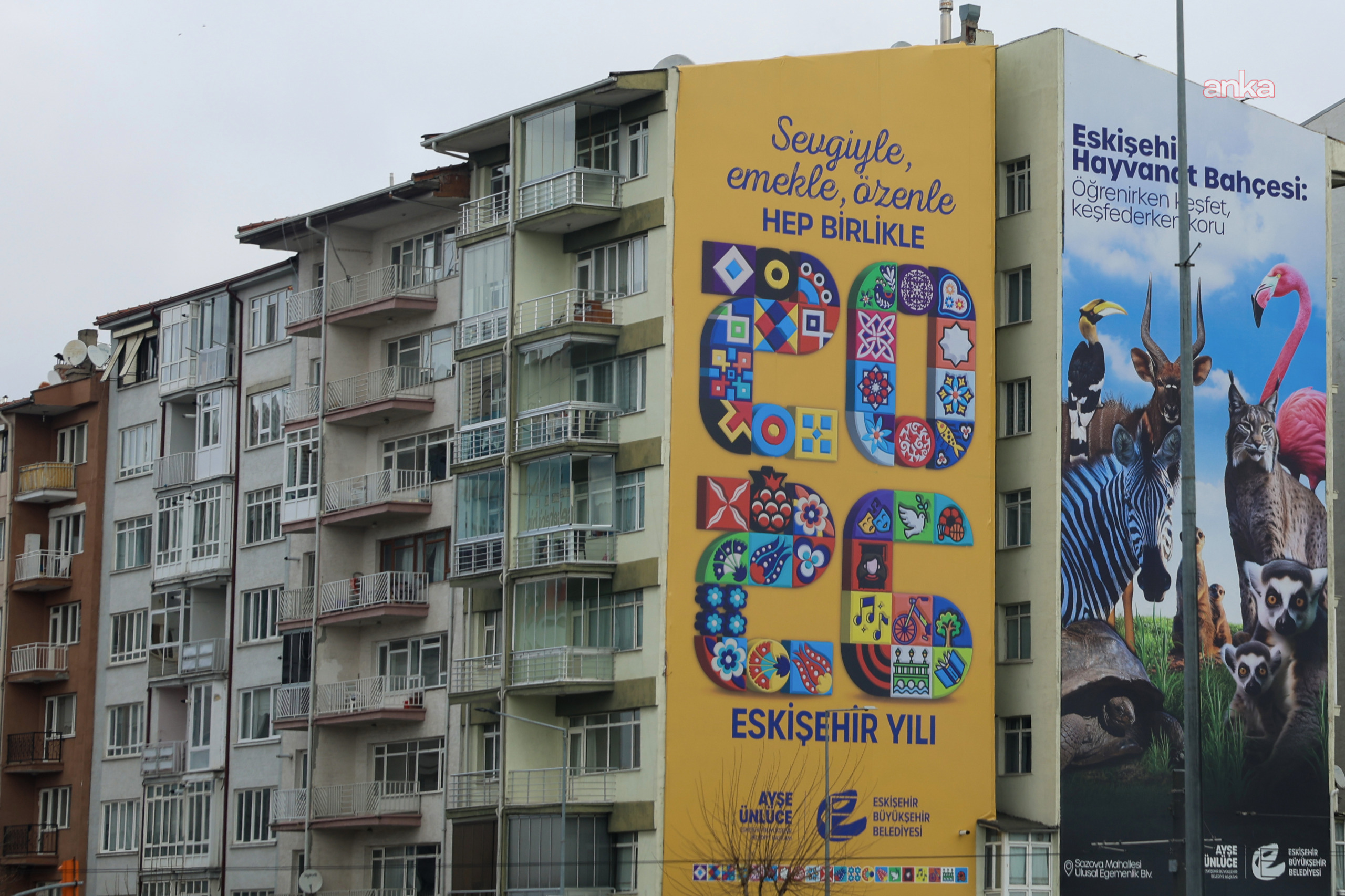 Eskişehir, “2026 Eskişehir Yılı” afişleriyle donatıldı
