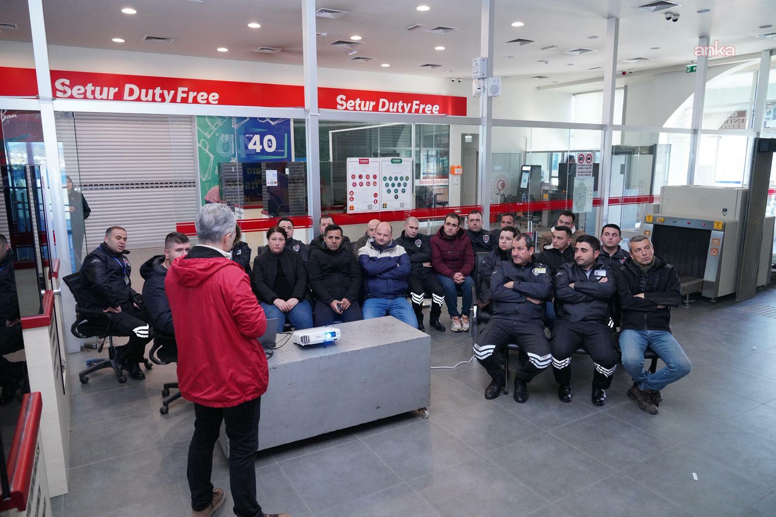 Ayvalık deniz hudut kapısında görevli personele özel eğitim