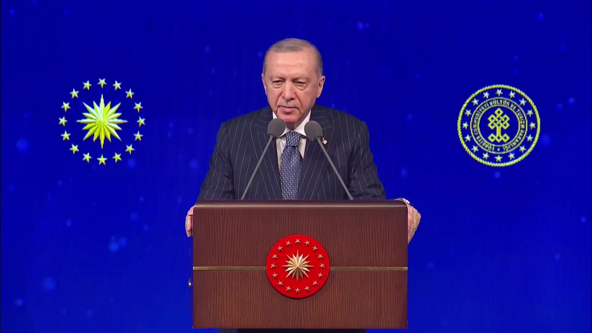 Cumhurbaşkanı Erdoğan: "Son 23 yılda yurt dışına kaçırılan 13 bin 448 eserin ülkemize iadesini sağladık"