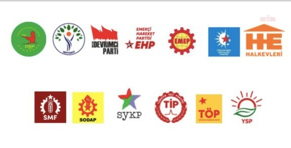 DEM Parti ve 12 siyasi partiden ortak “Suriye” açıklaması: HTŞ ve bağlantılı silahlı çeteler eliyle Kürt halkına yönelik kapsamlı  bir saldırı süreci başlatılmıştır