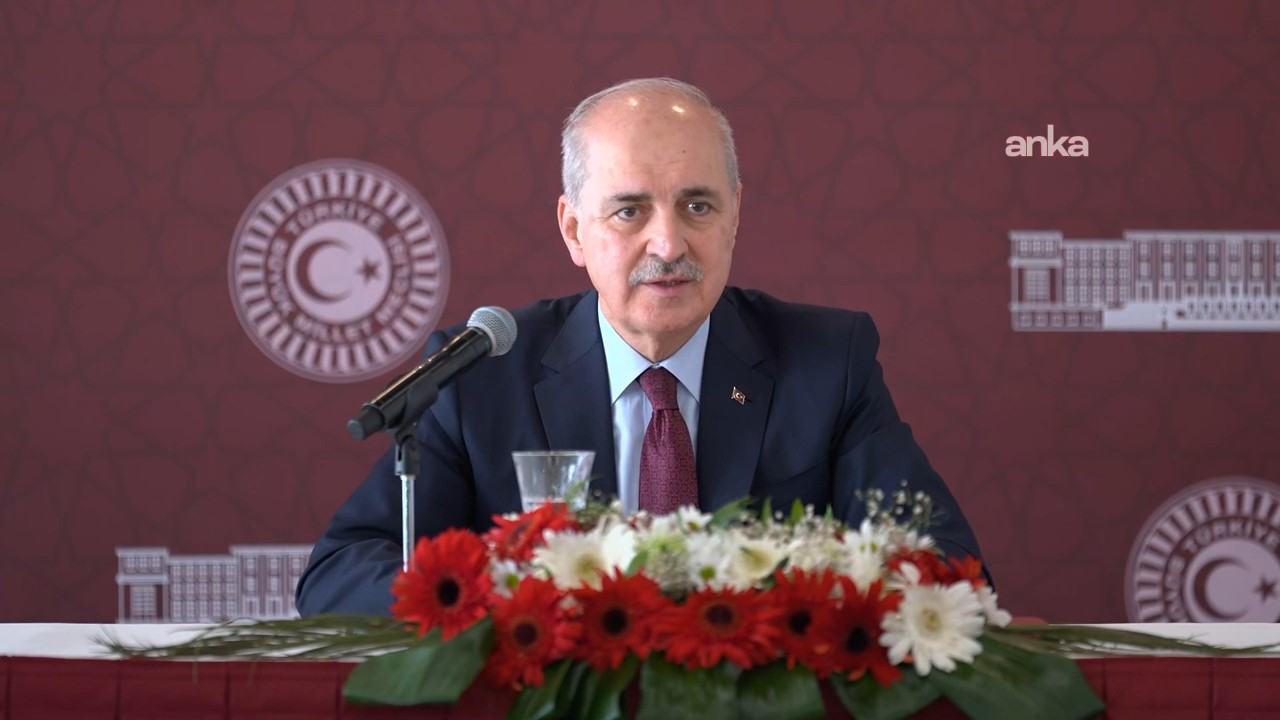TBMM Başkanı Numan Kurtulmuş: Bayrağımıza yönelik saldırı Terörsüz Türkiye sürecine açık bir sabotajdır