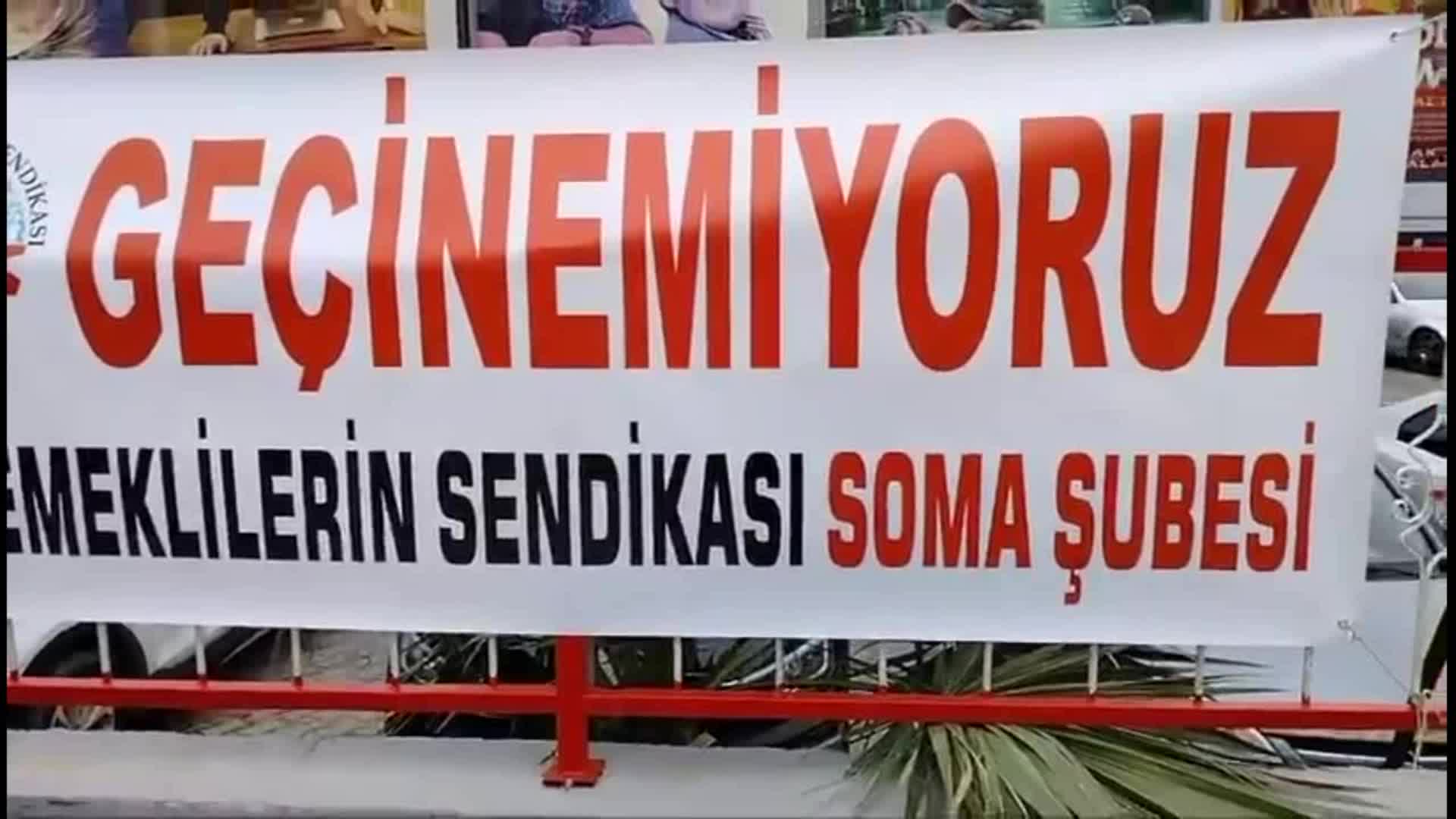 Tüm Emekliler Sendikası’ndan Soma’da zam tepkisi: 20 bin lira maaşın hiçbir kıymeti yok