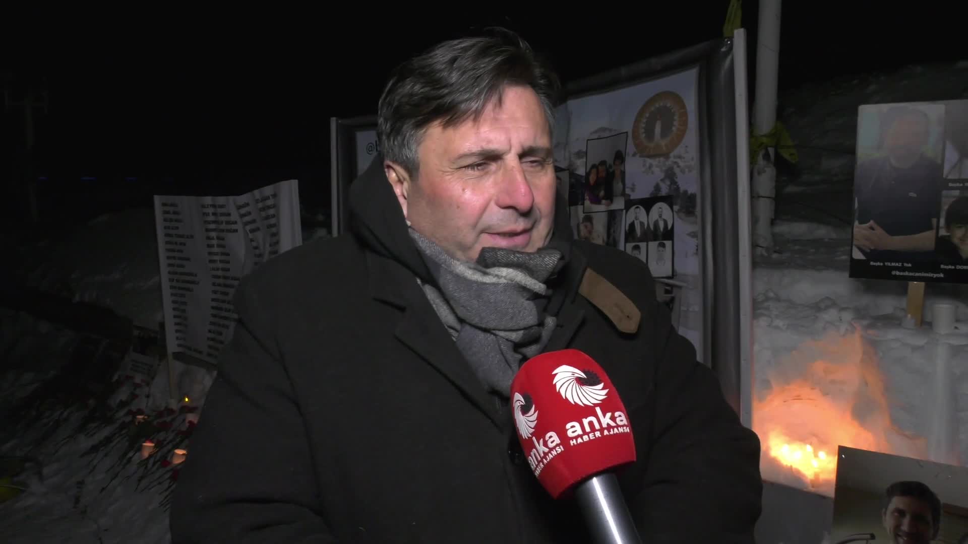 Grand Kartal Otel yangınının birinci yılında hayatını kaybedenler otel önünde düzenlenen törenle anıldı... Aileler:  “Biz yaşayan ölüleriz”