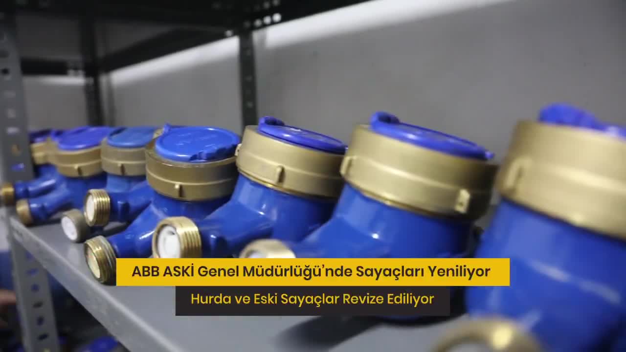 ASKİ, 6 bin hurda sayacı yenileyerek kullanıma sunuyor