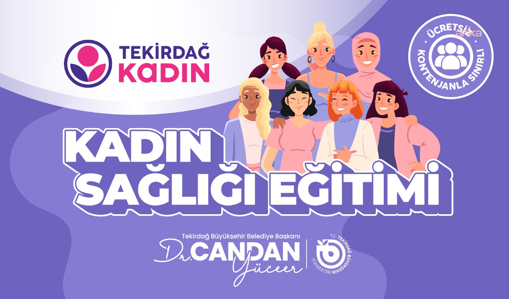 Tekirdağ Büyükşehir Belediyesi, "Kadın Sağlığı Eğitimi" düzenleyecek