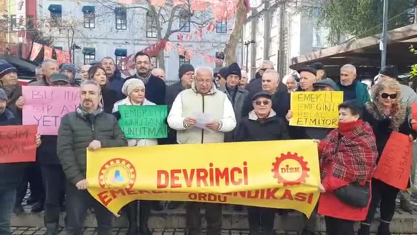 Ordu’da emekliler meydanlarda: Yarın sandık gelecek, emekliler gereken yanıtı verecek
