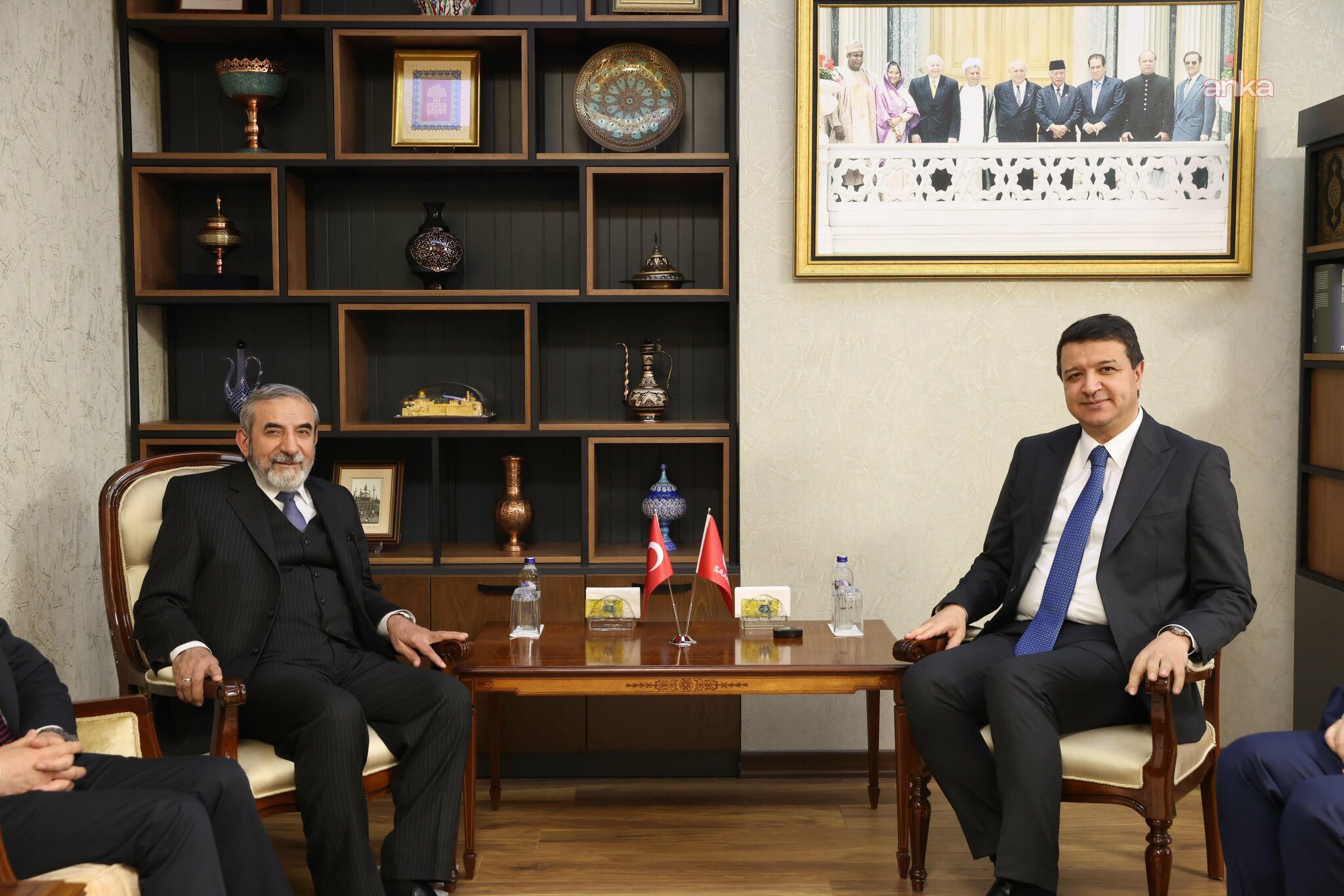 Mahmut Arıkan, Kürdistan İslami Birlik Partisi lideri Bahaddin ile bir araya geldi