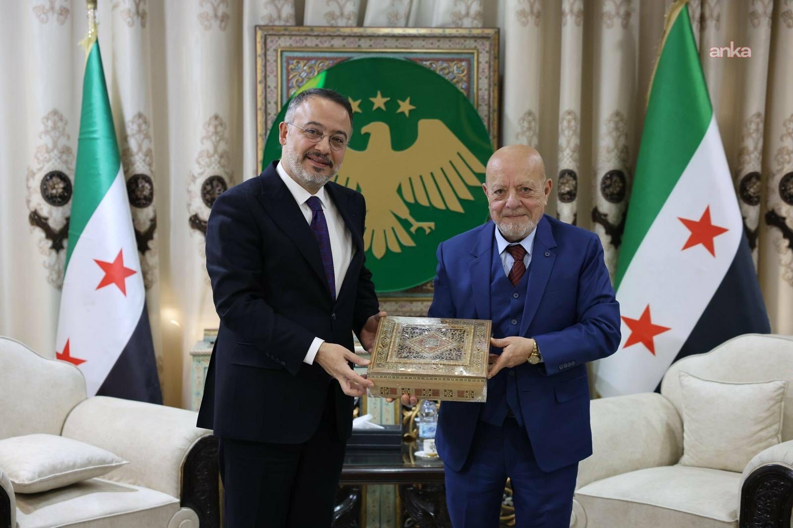 Şam Büyükelçisi Yılmaz'dan Suriye Ekonomi ve Sanayi Bakanı Nidal El-Şaar'a ziyaret