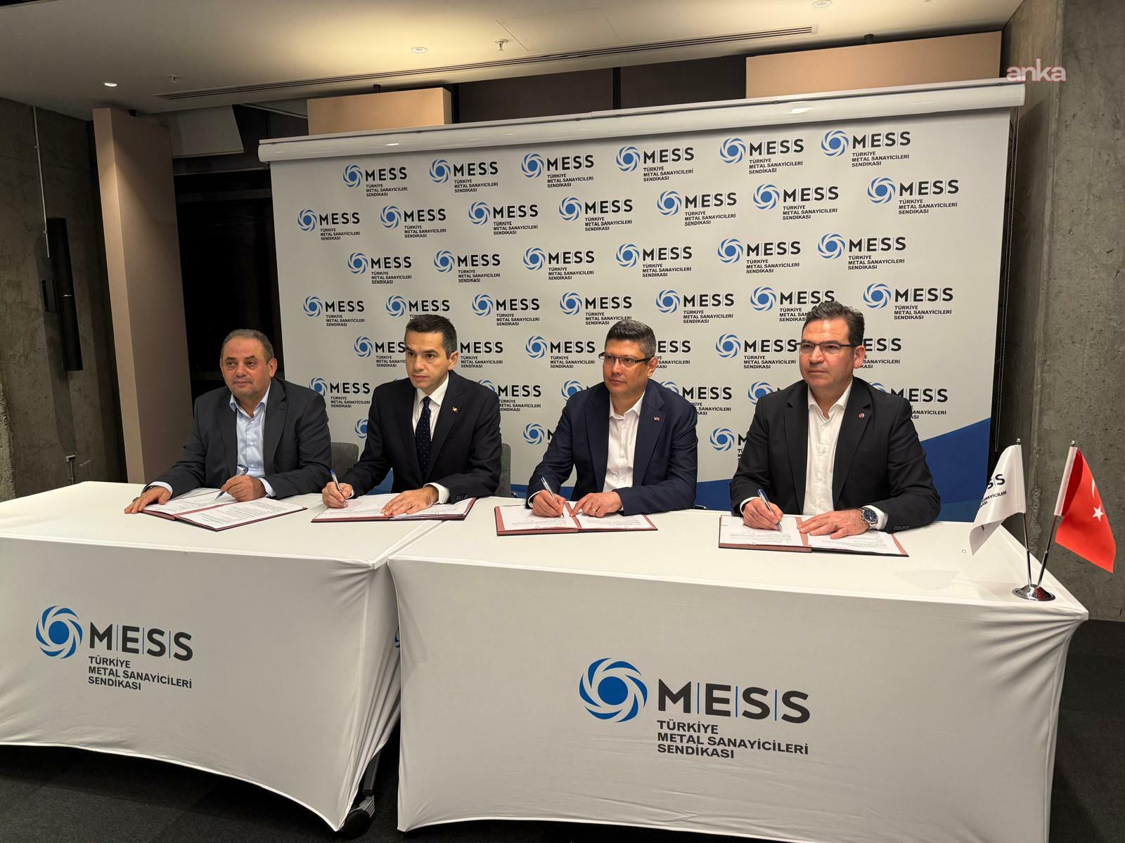 Birleşik Metal-İş ile MESS arasında sözleşme imzalandı: Ortalama ücret 79 bin 500 TL'ye çıkacak